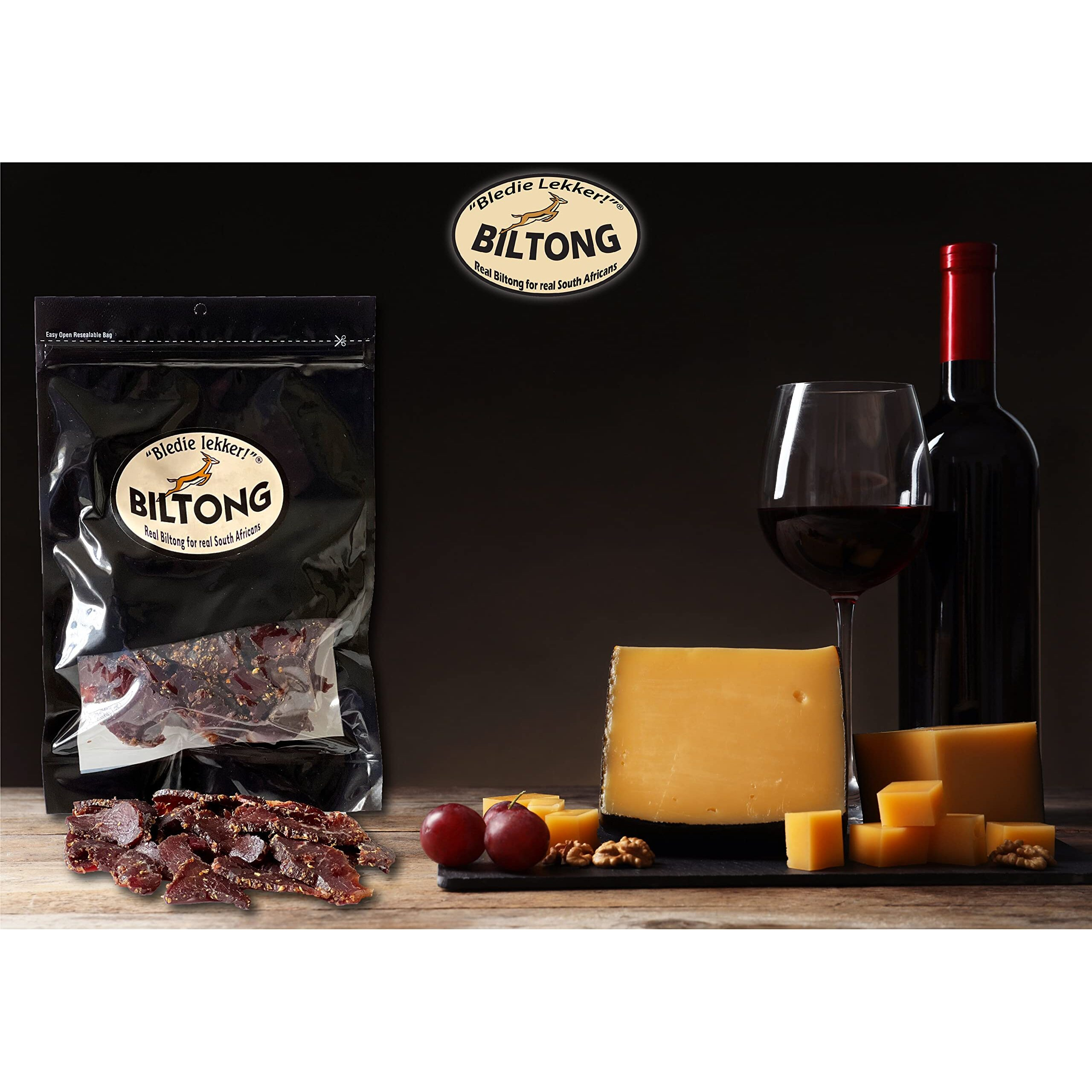 Bledie Lekker Biltong Sliced 8Oz