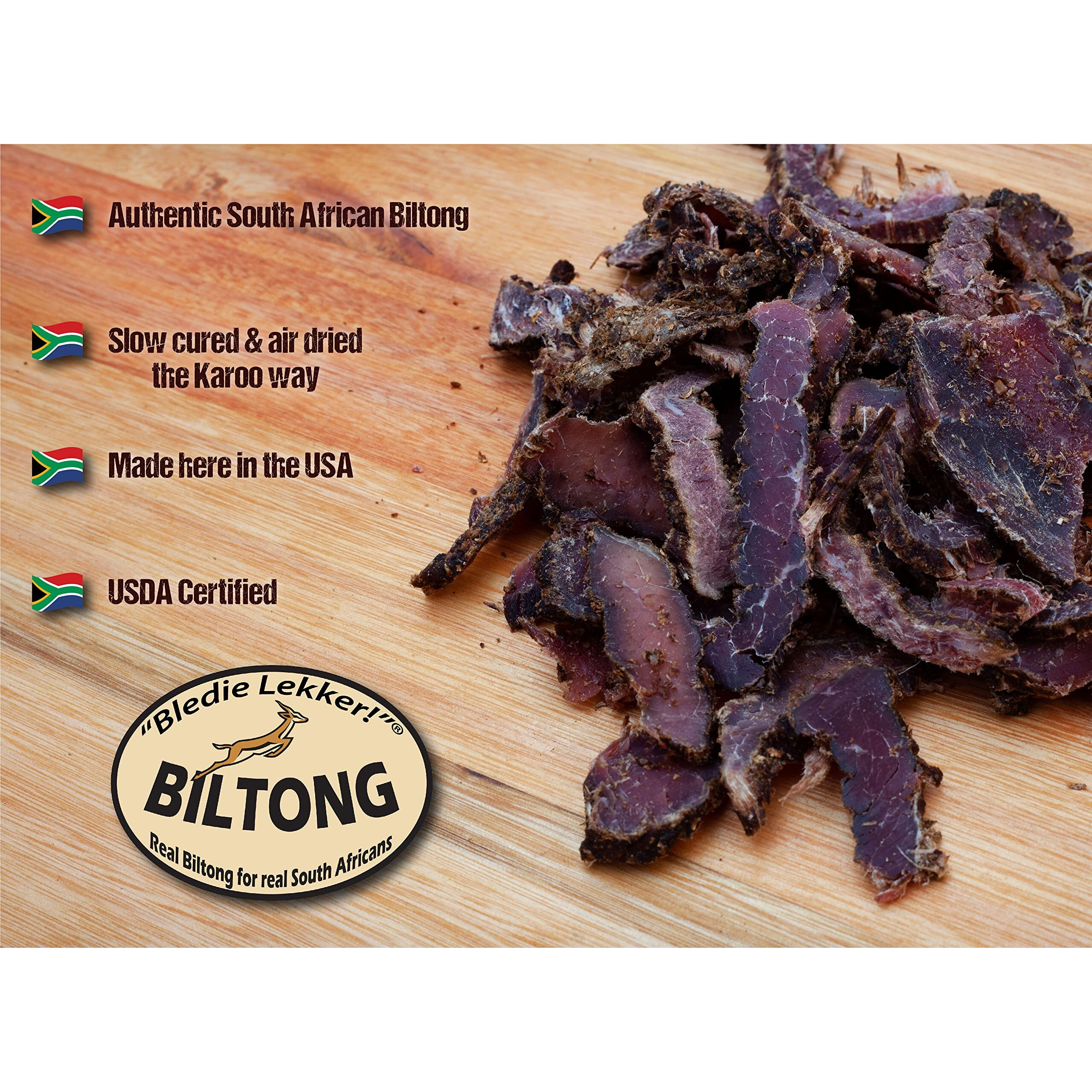 Bledie Lekker Biltong Sliced 8Oz