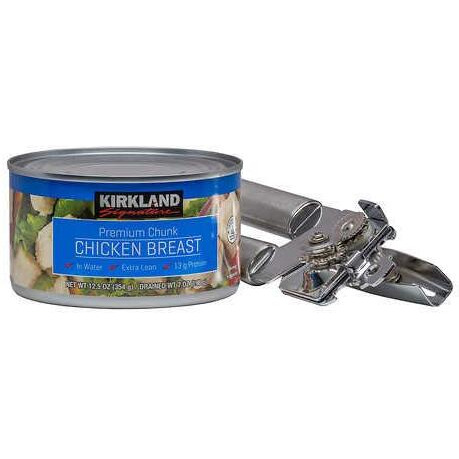 Kirkland Chicken Breast In Water 12.5 Oz. Cans - 6 Count - Premium Chunk - Great For Chicken Salad, Quesadillas, Soups, And Casseroles