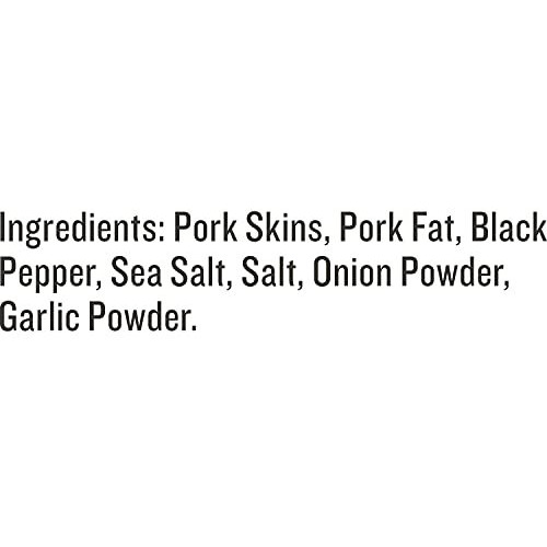Epic Sea Salt & Pepper Pork Rinds, Keto Friendly, Paleo Friendly, 2.5 Oz (Pack Of 6)