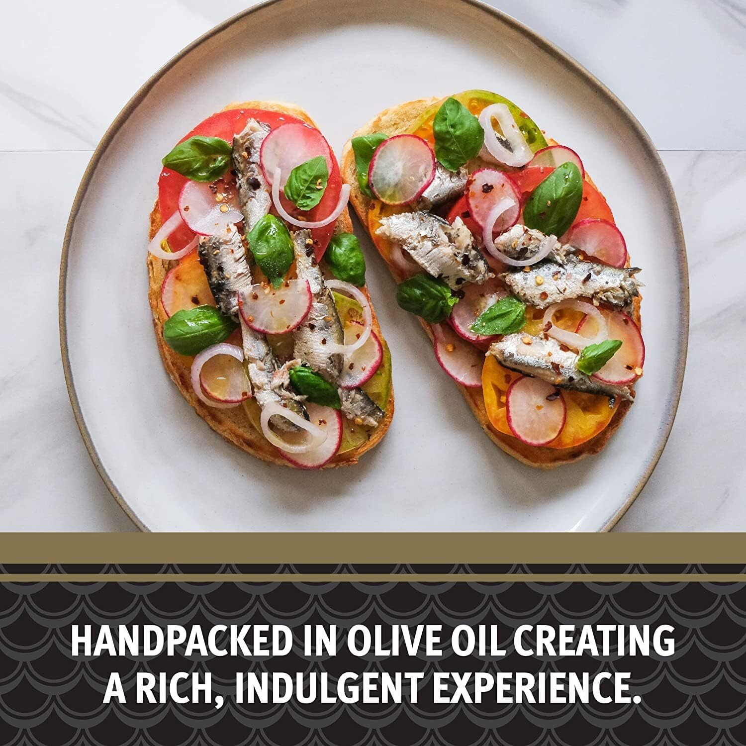 Brunswick Wild Caught Skinless And Boneless Sardines, Served In Olive Oil, 4.4 Ounce (Pack Of 12)
