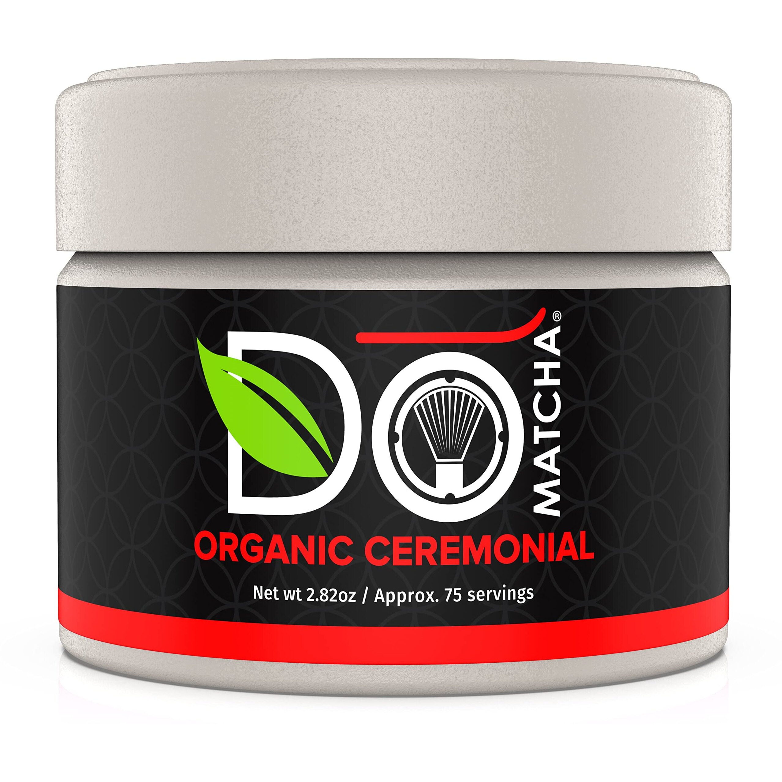 Domatcha - Organic Ceremonial Green Tea Matcha Powder, Natural Source Of Antioxidants, Caffeine, And L-Theanine, Promotes Focus And Relaxation, Kosher, 75 Servings (2.82 Oz)