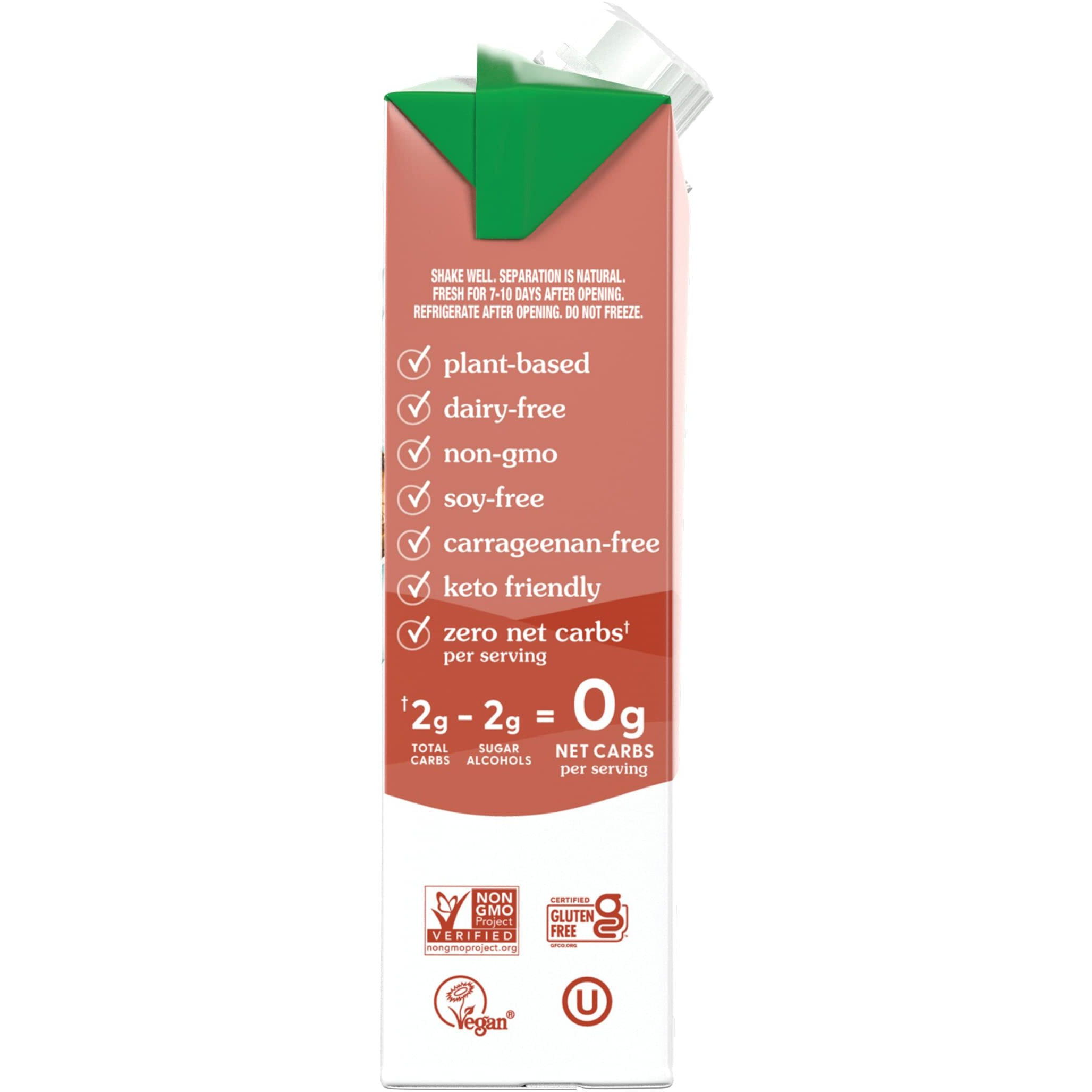 Nutpods Sweetened Cookie Butter Keto Coffee Creamer - Sweetened Non Dairy Creamer With Zero Sugar - 5 Calories And Zero Net Carbs Per Serving Gluten Free, Non-Gmo, Vegan, Sugar Free, Kosher (12-Pack)