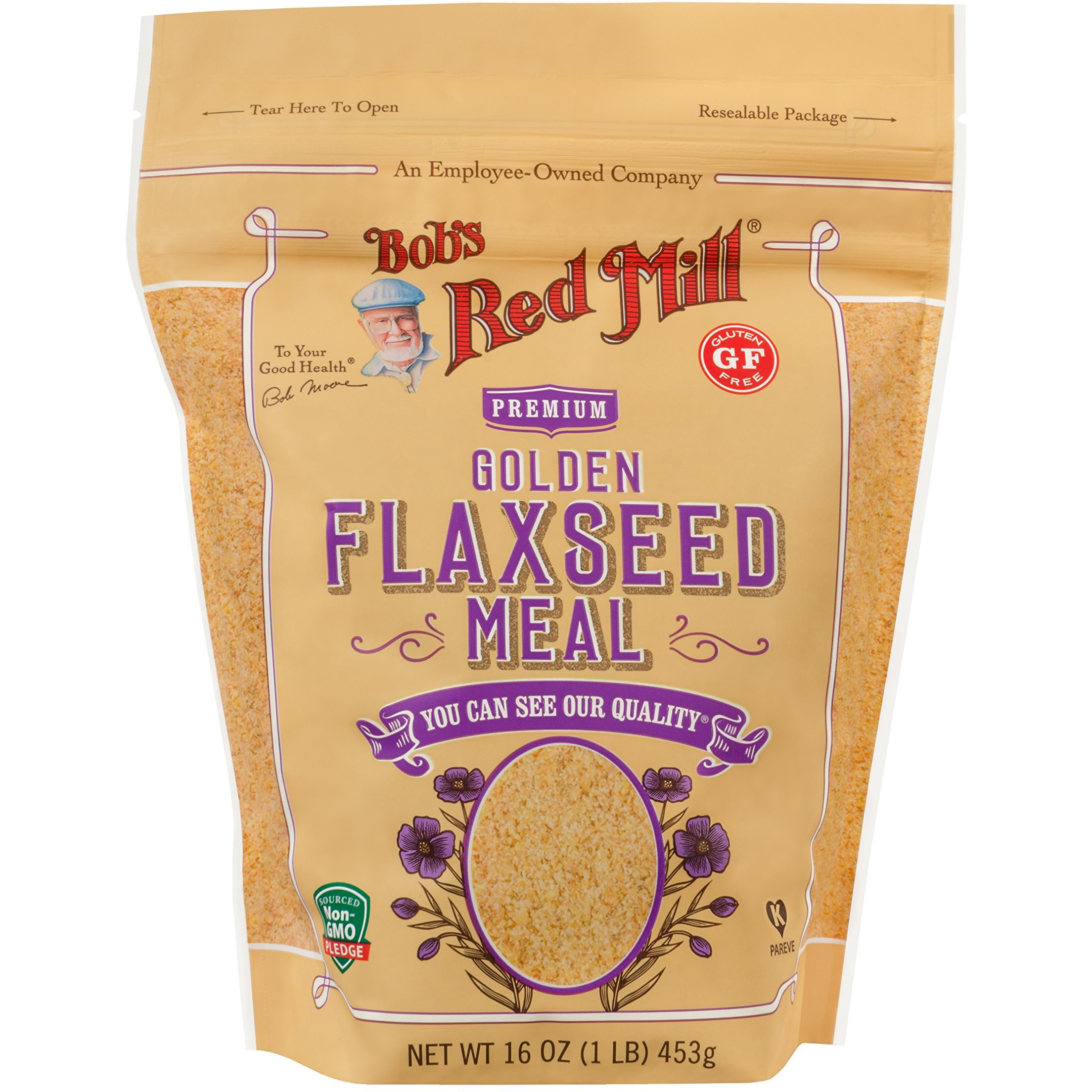 Bob's Red Mill Golden Flaxseed Meal, 16-Ounce (Pack Of 4)