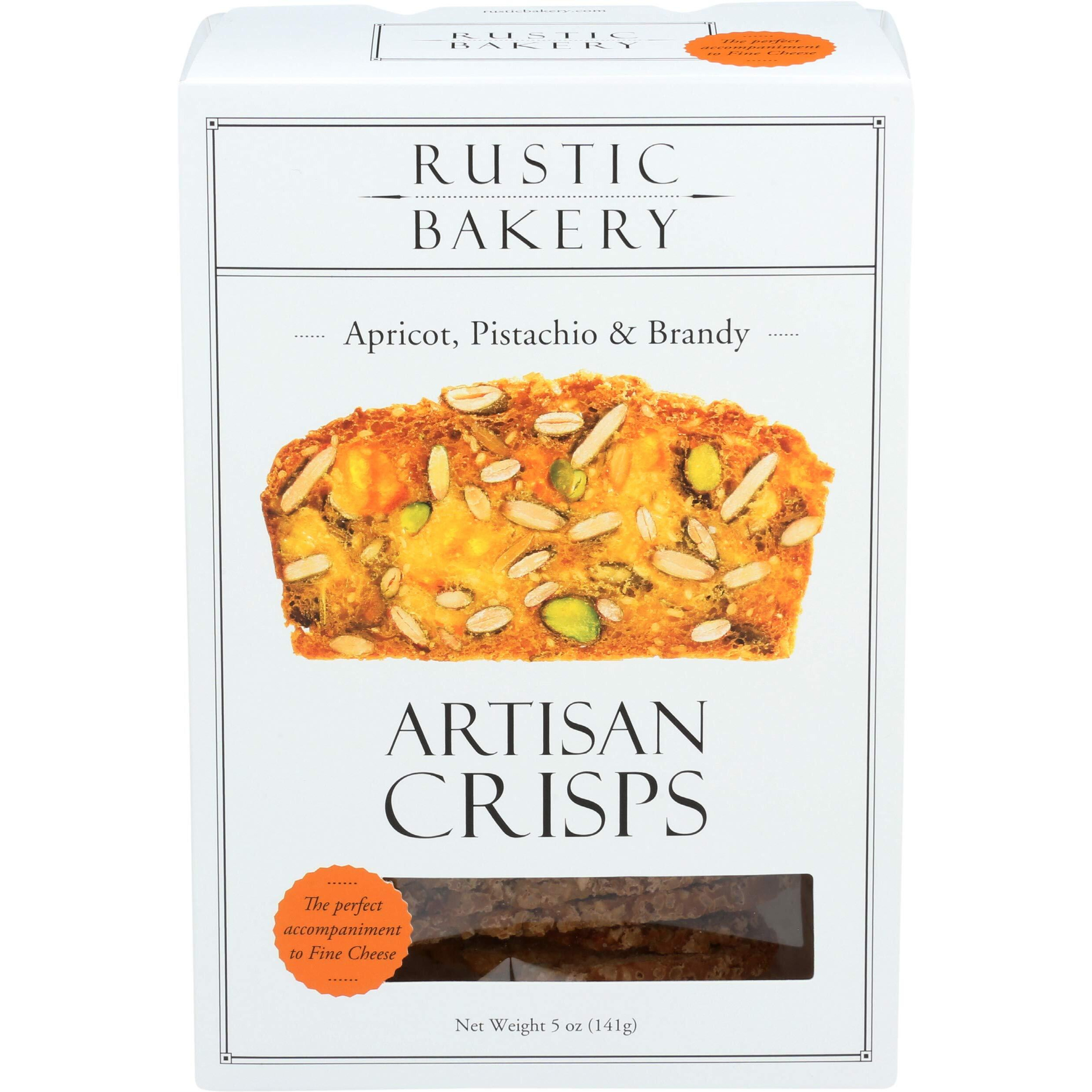 Rustic Bakery, Apricot, Pistachio & Brandy Crisps, 5 Ounce