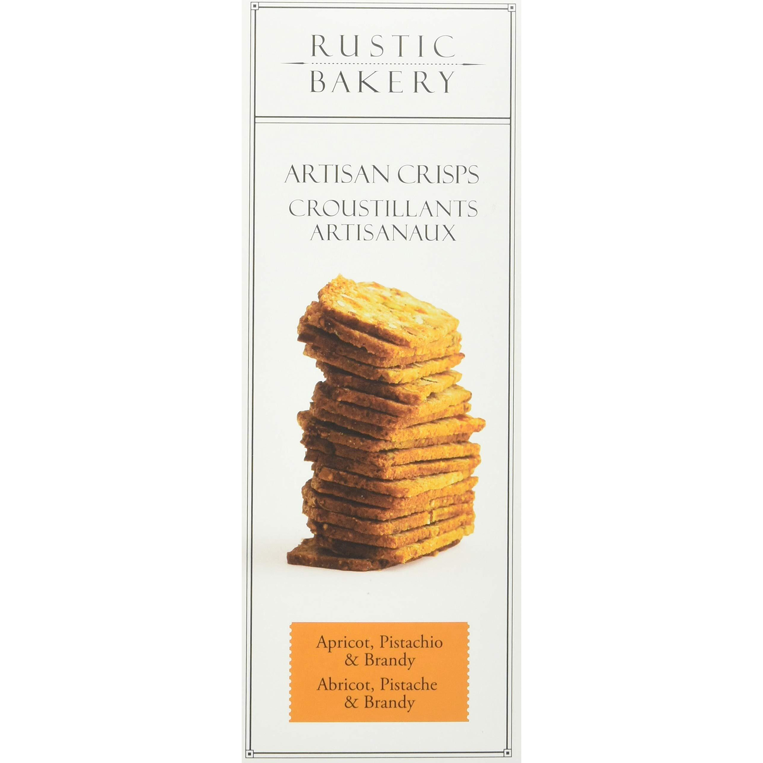 Rustic Bakery, Apricot, Pistachio & Brandy Crisps, 5 Ounce