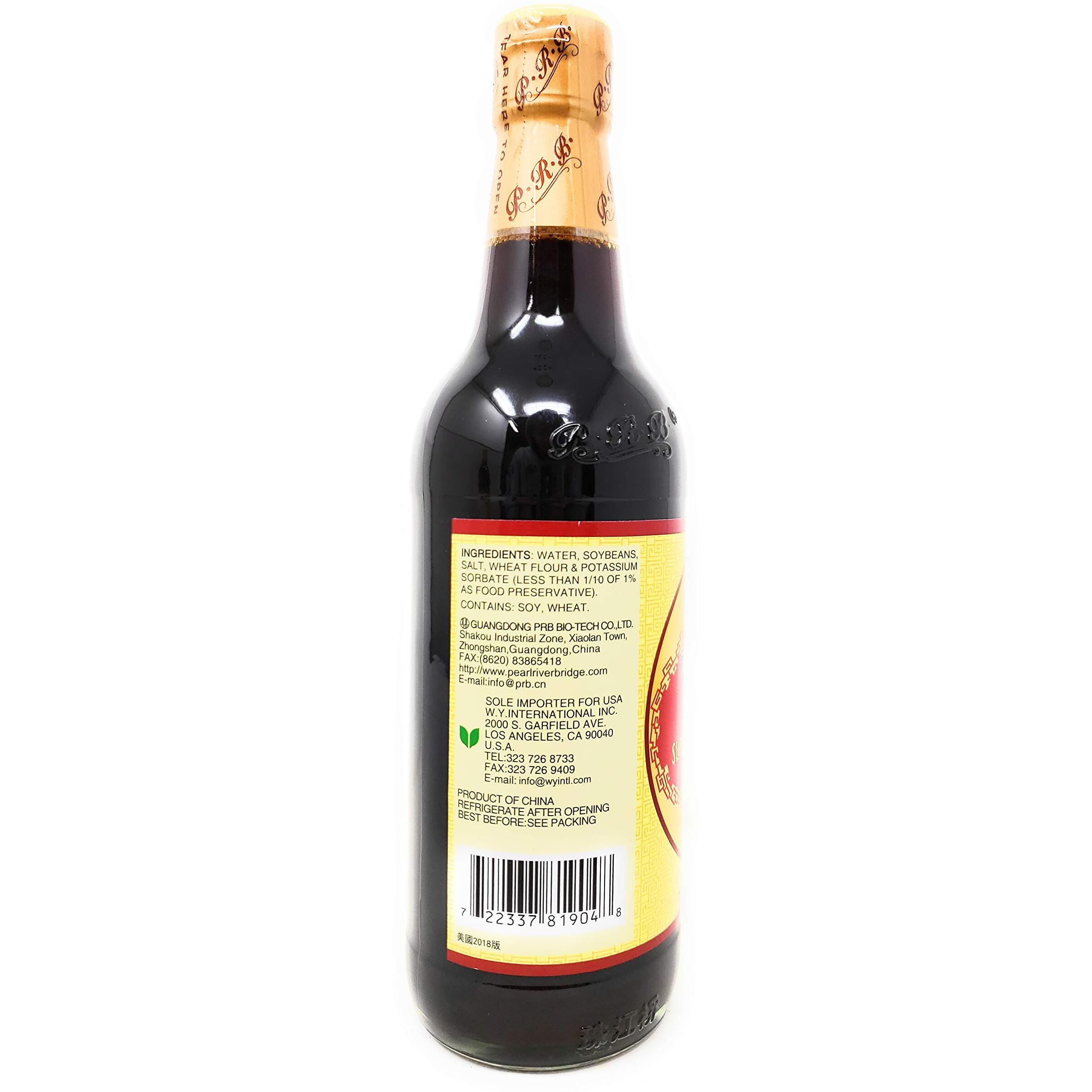 Pearl River Bridge Superior Light Soy Sauce Bottle, 16.9 Fl Oz (Pack Of 2)