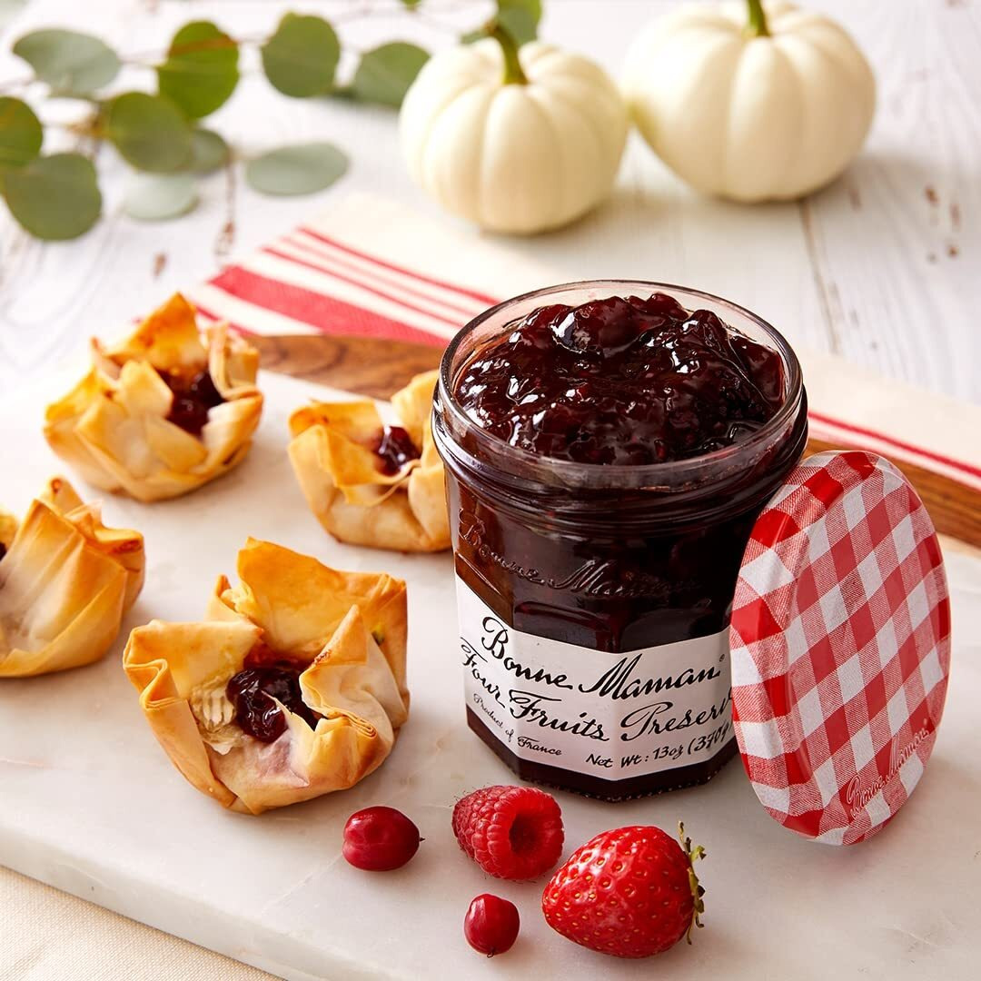 Bonne Maman Four Fruits Preserves, 13 Ounce Jars (Pack Of 6)