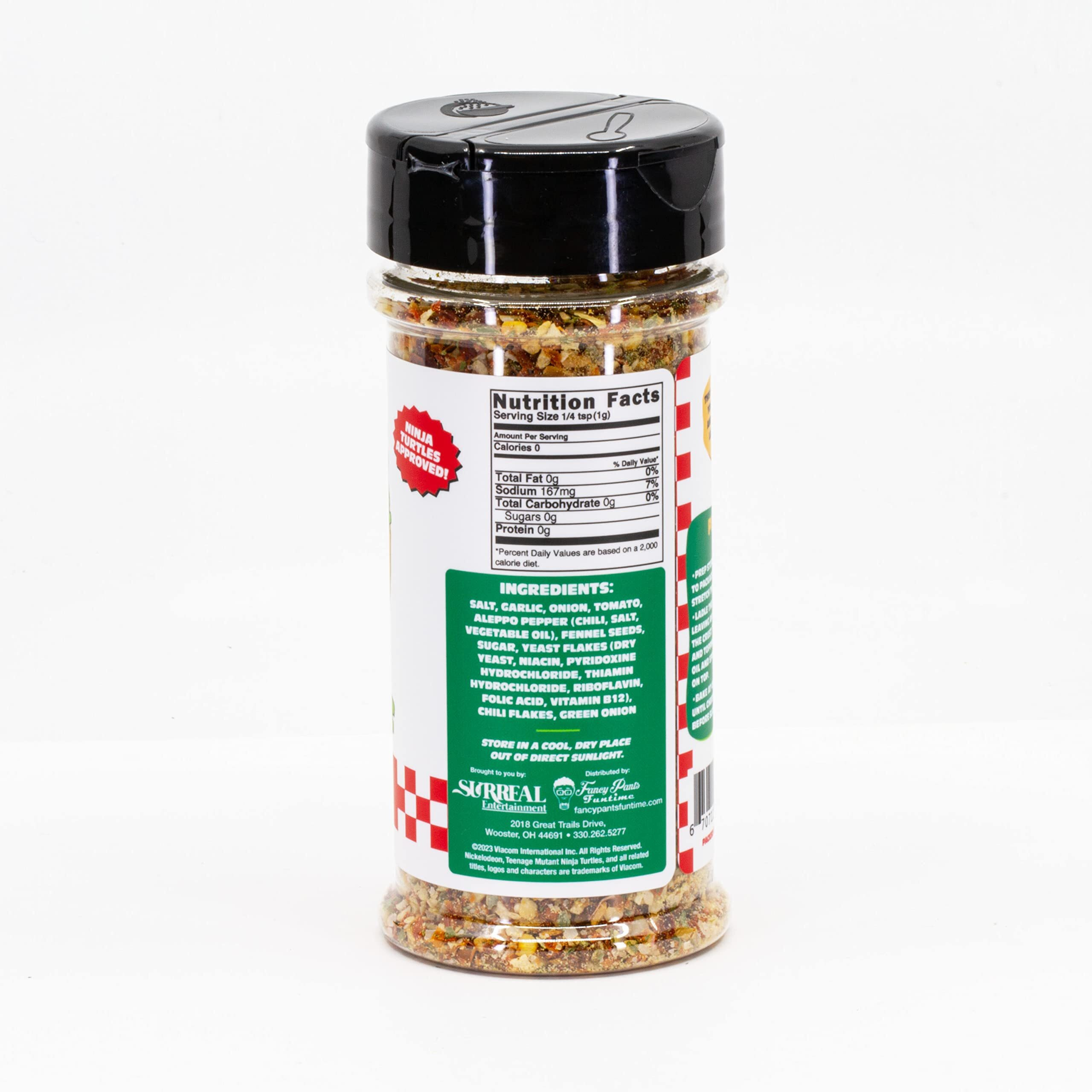Teenage Mutant Ninja Turtles Pizza Seasoning - Pizza Spice - Officially Licensed Tmnt
