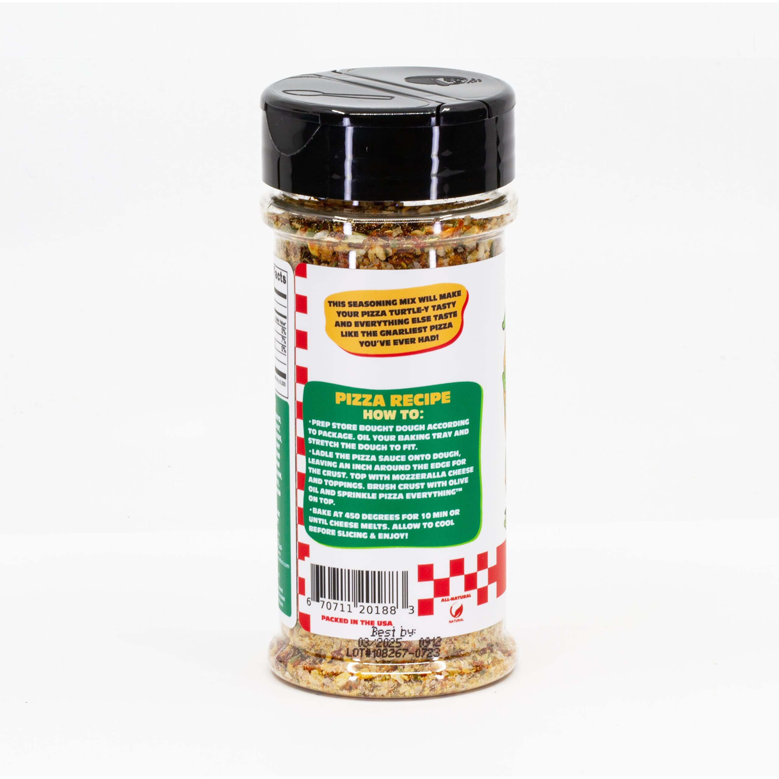 Teenage Mutant Ninja Turtles Pizza Seasoning - Pizza Spice - Officially Licensed Tmnt