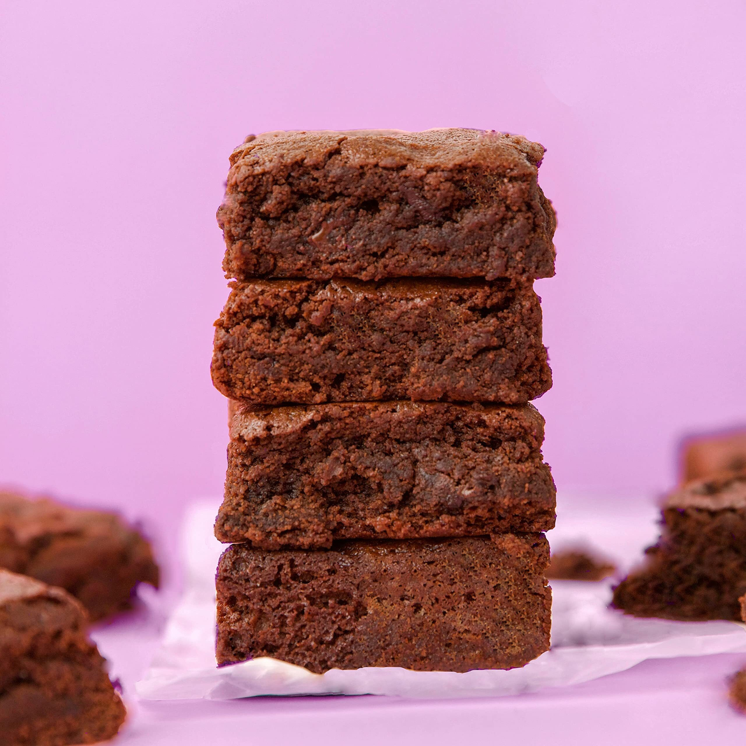 Miss Jones Gluten-Free Baking Brownie Mix - More Chocolate Chips, Guilt Free Brownie Mix, Naturally Sweetened Desserts & Treats, 14.67 Ounce (Pack Of 6)