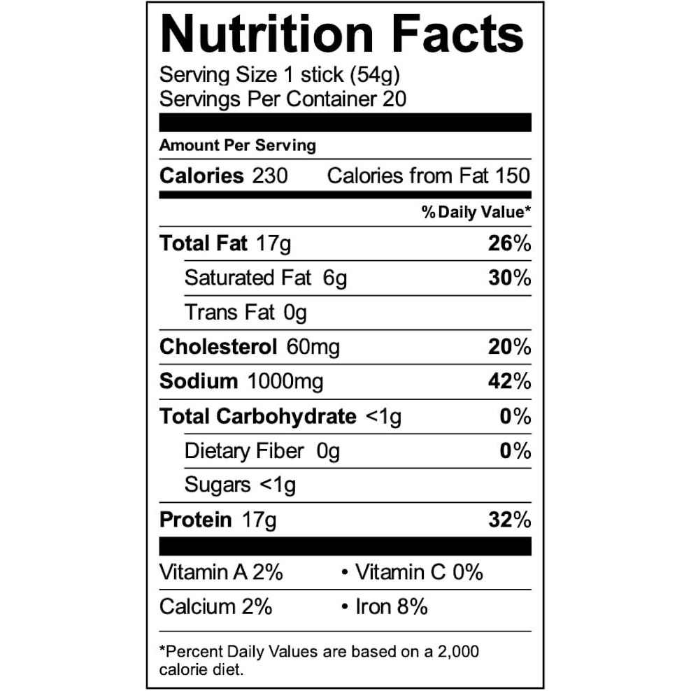 Yellowstone By Cattleman's Cut American Wagyu Beef Sticks, 0.9 Ounce (Pack Of 20)