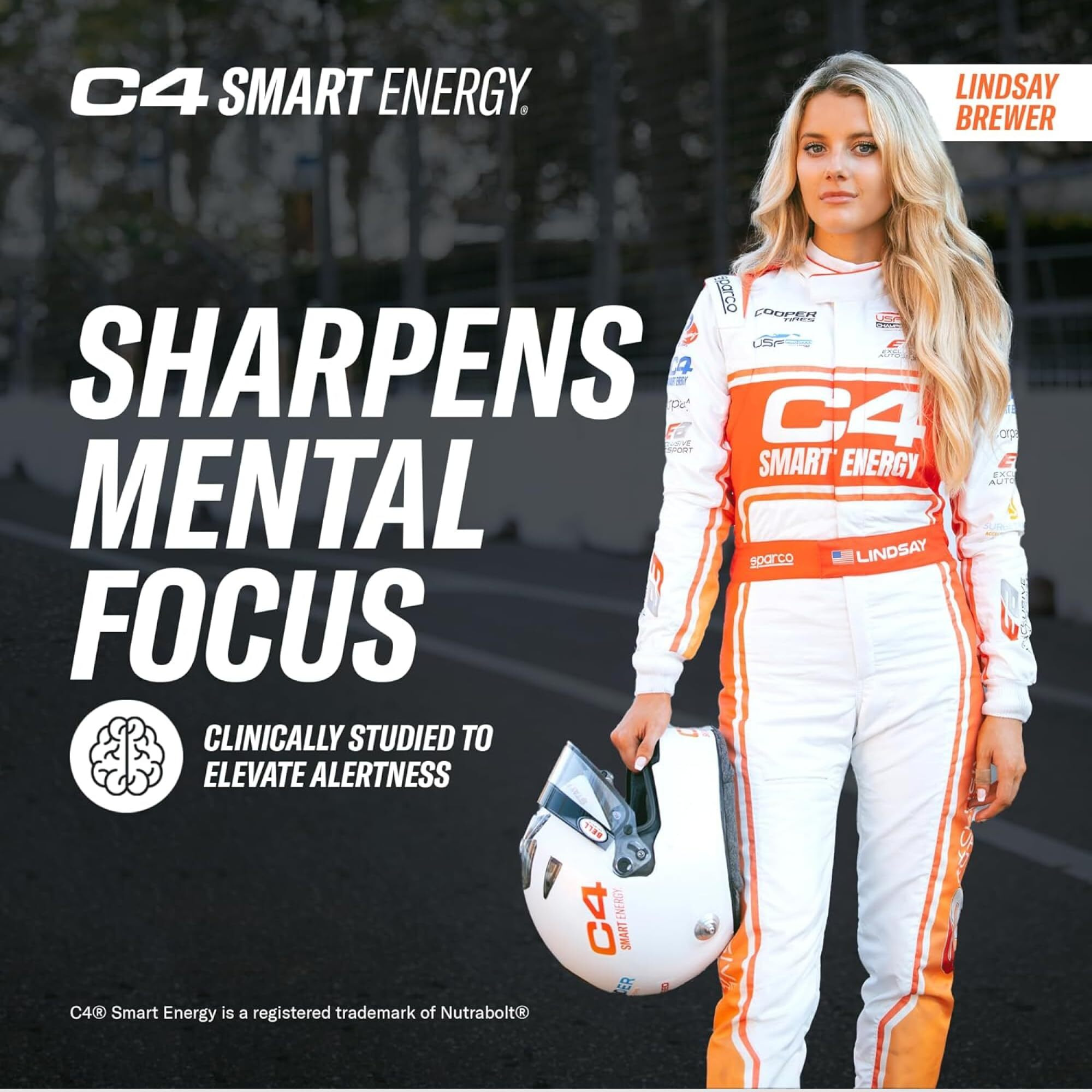 C4 Smart Energy Drink - Boost Focus And Energy With Zero Sugar, Natural Energy, And Nootropics - 200Mg Caffeine - Blue Raspberry (12Oz Pack Of 12)