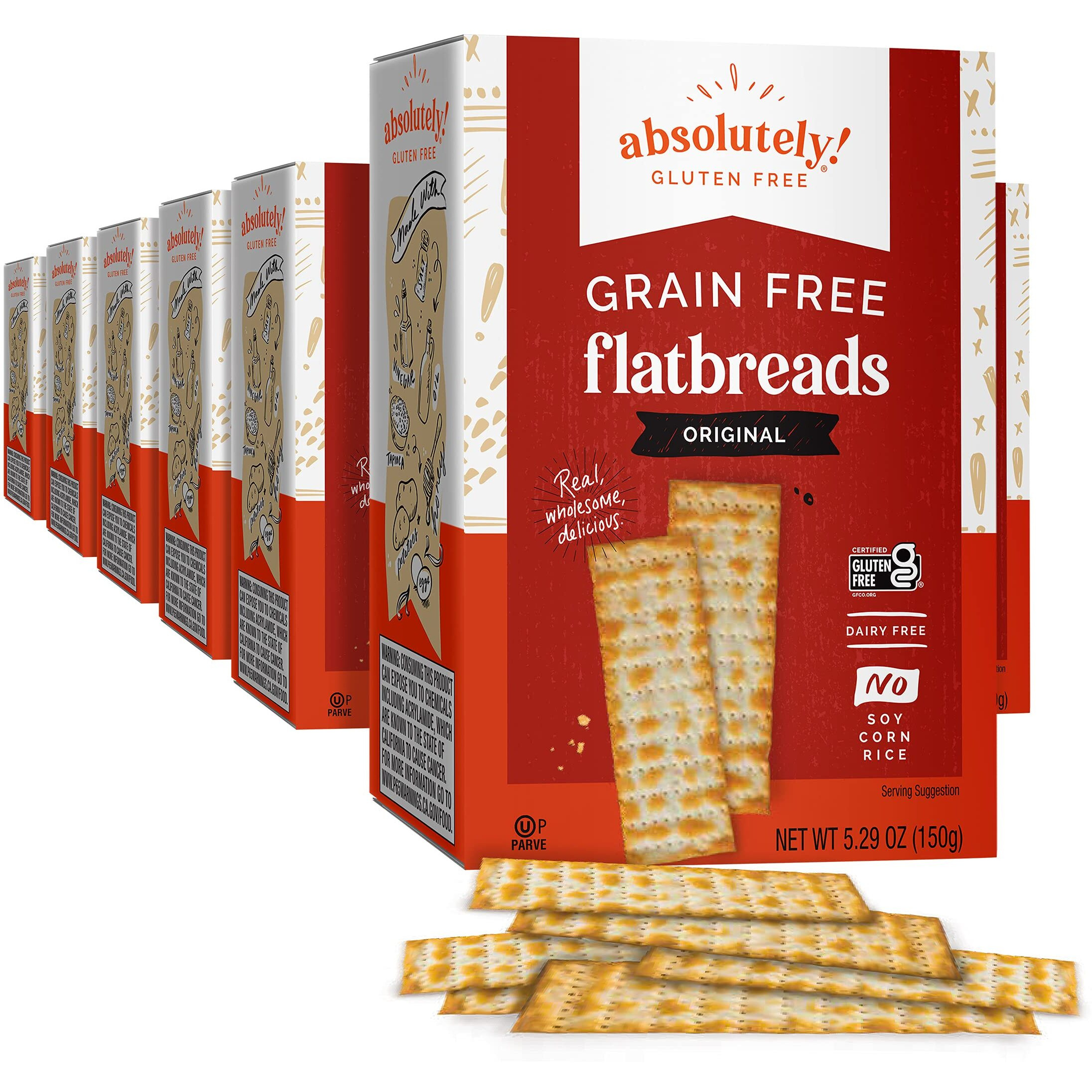 Absolutely Gluten Free Original Flatbread, 5.29-Ounce (12 Pack)