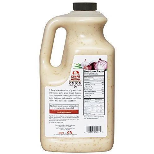 Kewpie Roasted Garlic Onion Dressing & Sauce, 64 Oz