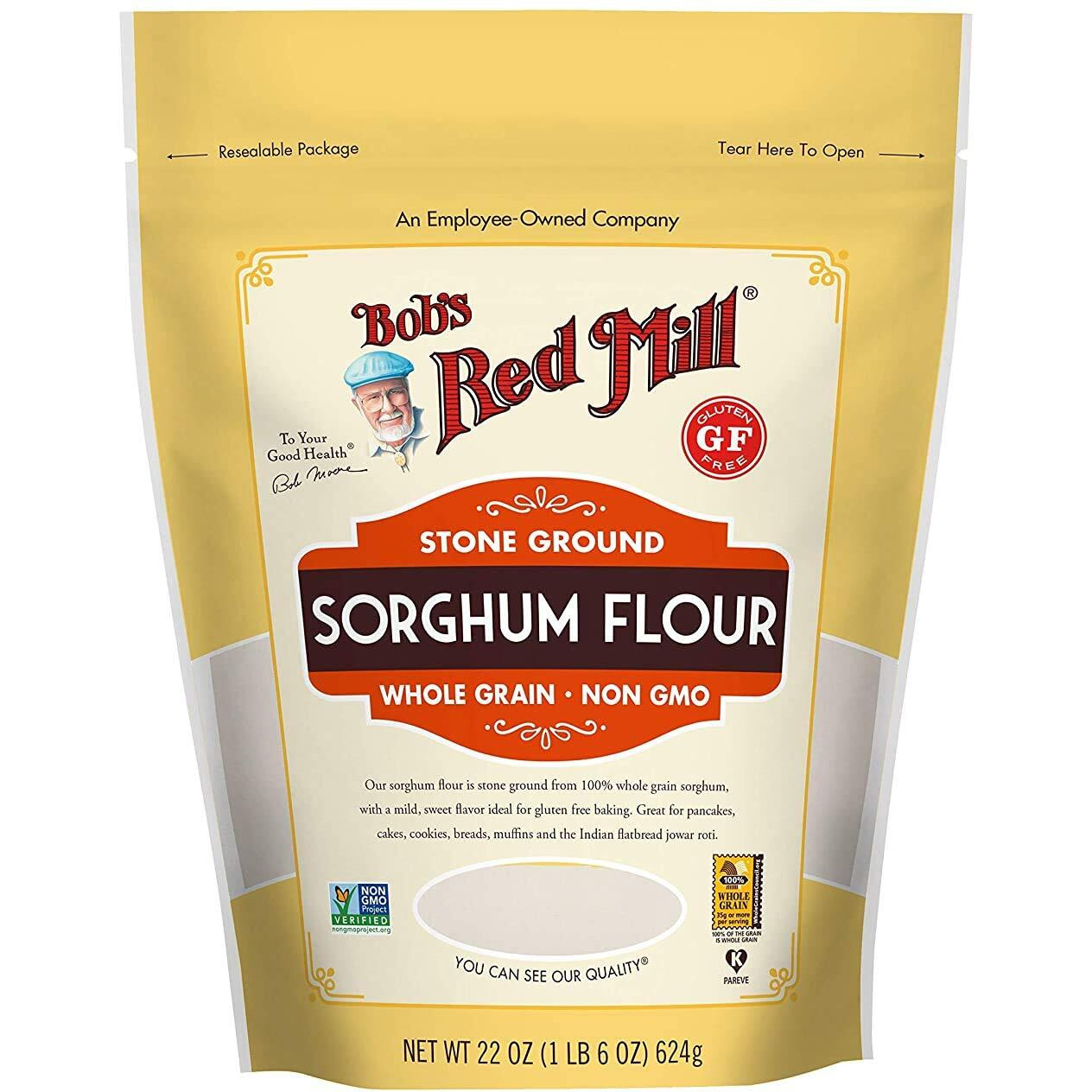 Bob's Red Mill Sweet White Sorghum Flour, 22 Ounces (Pack Of 3)