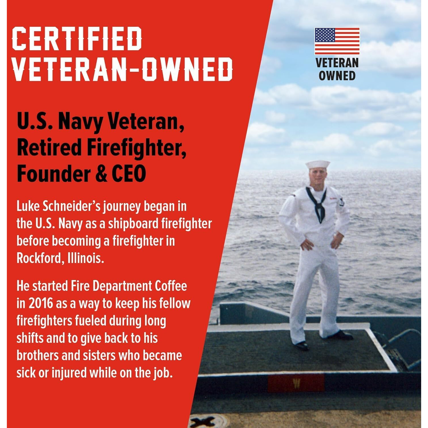 Fire Department Coffee - Salted Caramel Bourbon Coffee - Veteran Owned - Premium Bourbon Infused Coffee - Ground Coffee - Non-Alcoholic - Roasted In The Usa - Veteran Owned (12 Oz, Pack Of 2)