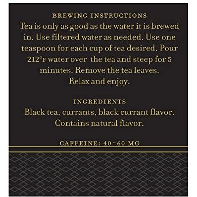 Harney & Sons Black Currant Loose Leaf Tea, 4 Ounce Tin