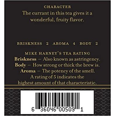 Harney & Sons Black Currant Loose Leaf Tea, 4 Ounce Tin