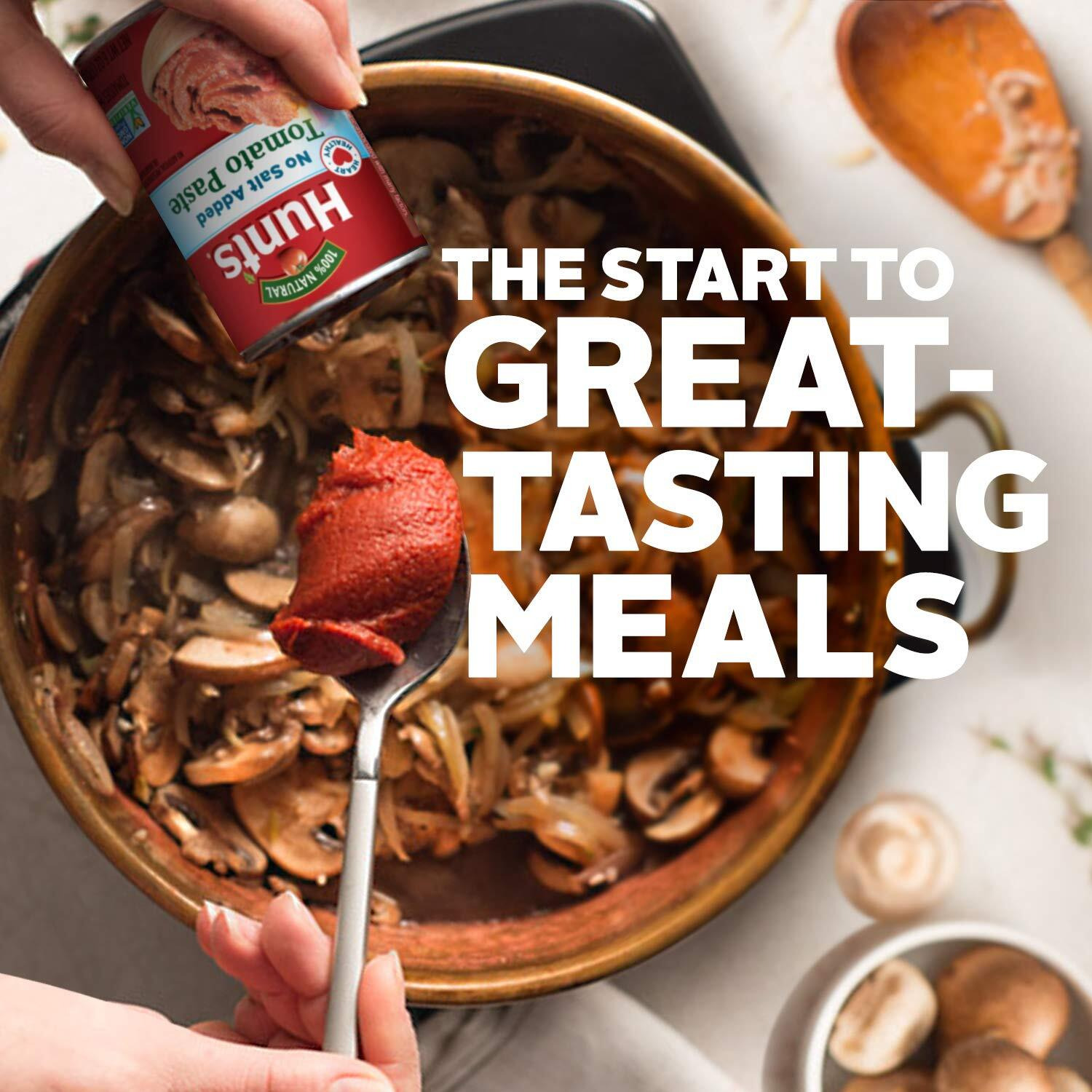 Hunts Tomato Paste No Salt Added, 6 Oz.