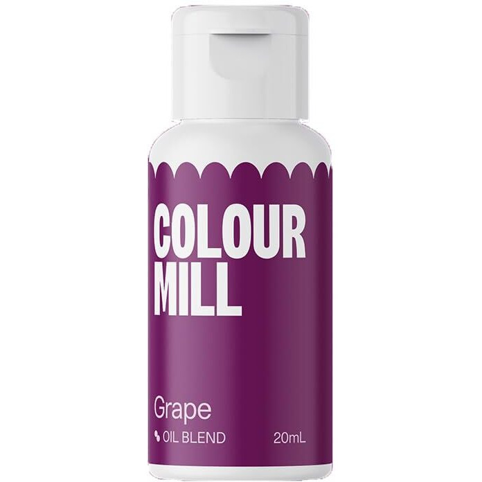 Colour Mill Oil-Based Food Coloring, 20 Milliliters Grape (0.68 Fl Oz)