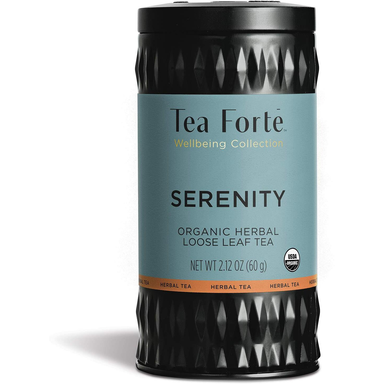Tea Forte Serenity Organic Herbal Tea With Lavender, Lemony Nettle And Juniper Berry, Makes 35-50 Cups, 2.12 Ounce Loose Leaf Tea Canister