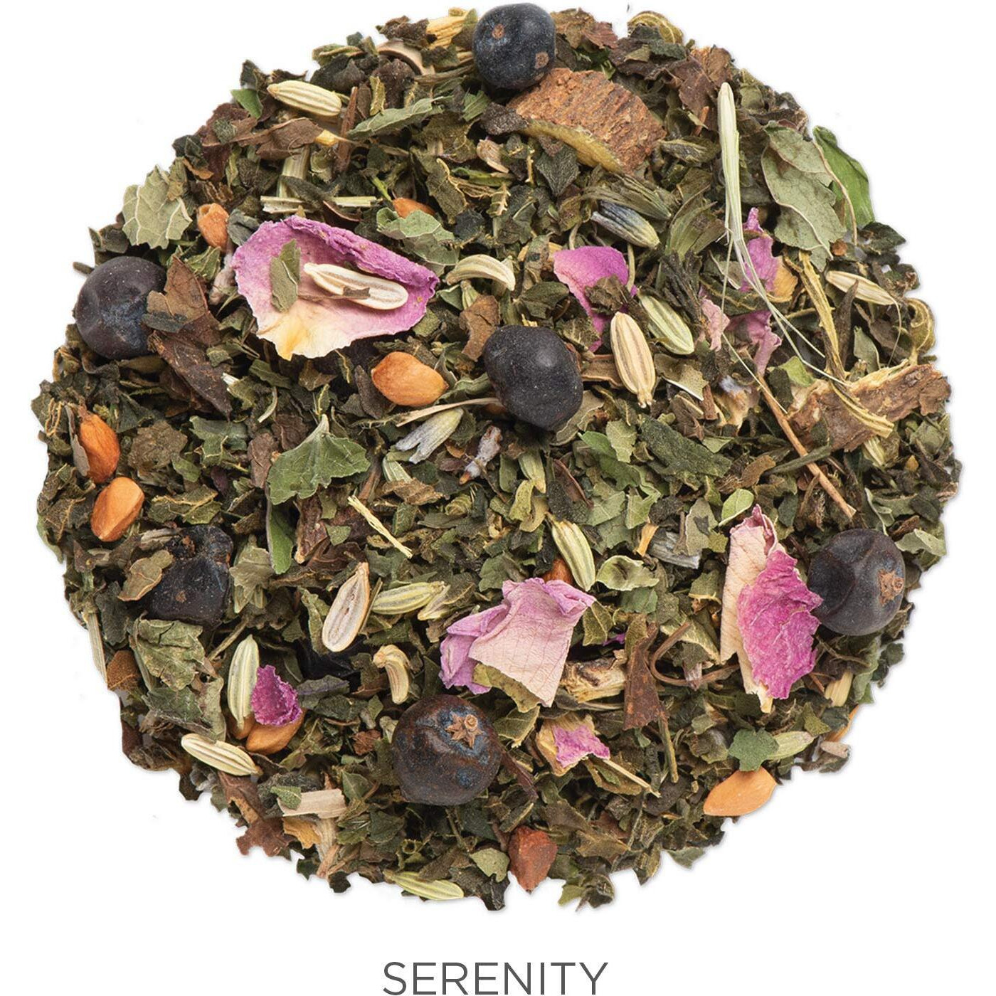 Tea Forte Serenity Organic Herbal Tea With Lavender, Lemony Nettle And Juniper Berry, Makes 35-50 Cups, 2.12 Ounce Loose Leaf Tea Canister