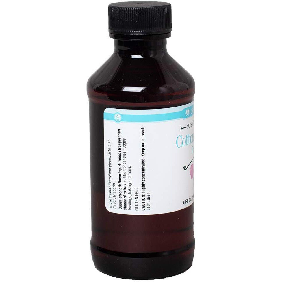 Lorann Cotton Candy Ss Flavor, 4 Ounce Bottle - Includes A Threaded Glass Dropper