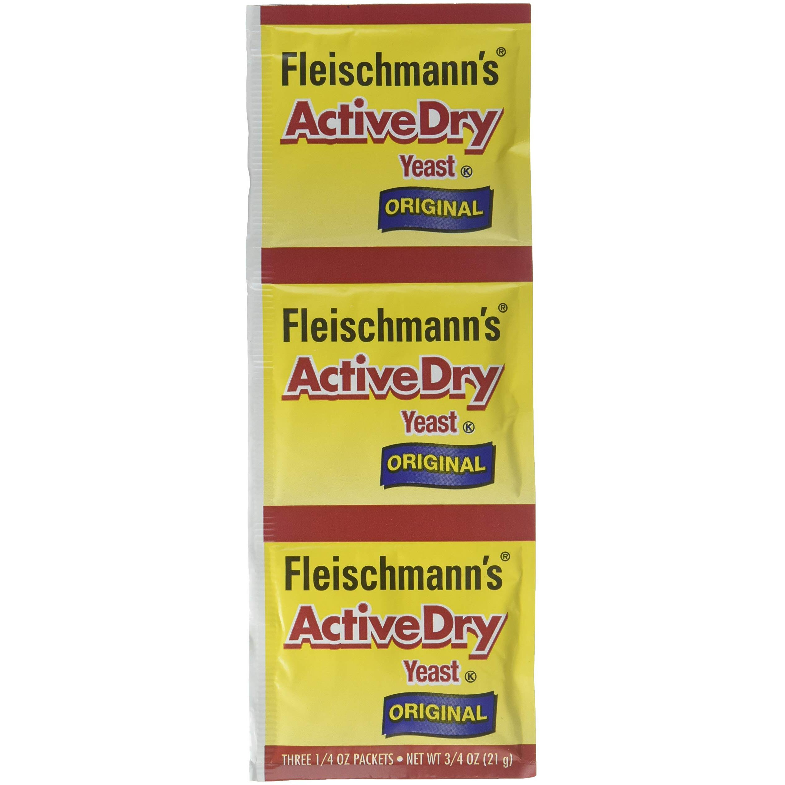 Fleischmann's Active Dry Yeast,0.25 Ounce, 3 Count (Pack Of 2)