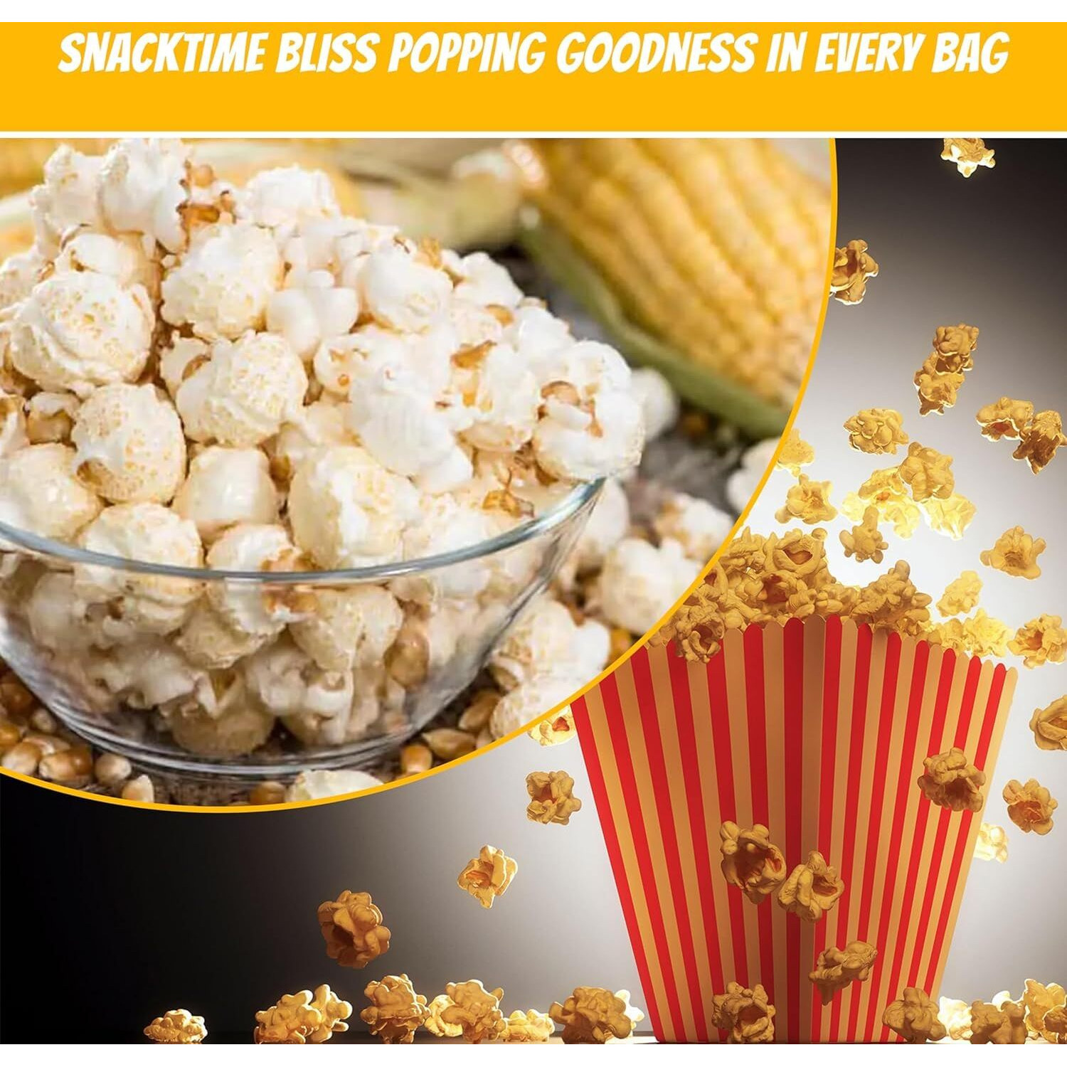 16Oz Popcorn Portion Packs With Premeasured Salt And Oil- Package Of 3Ct