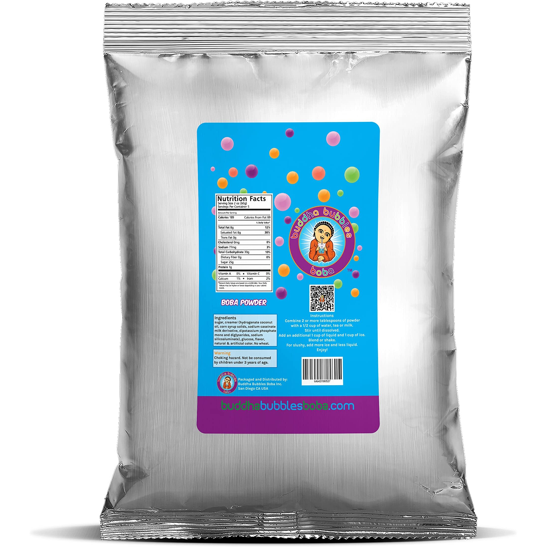 Honeydew Boba/Bubble Tea Drink Mix Powder By Buddha Bubbles Boba 1 Kilo (2.2 Pounds) | (1000 Grams)