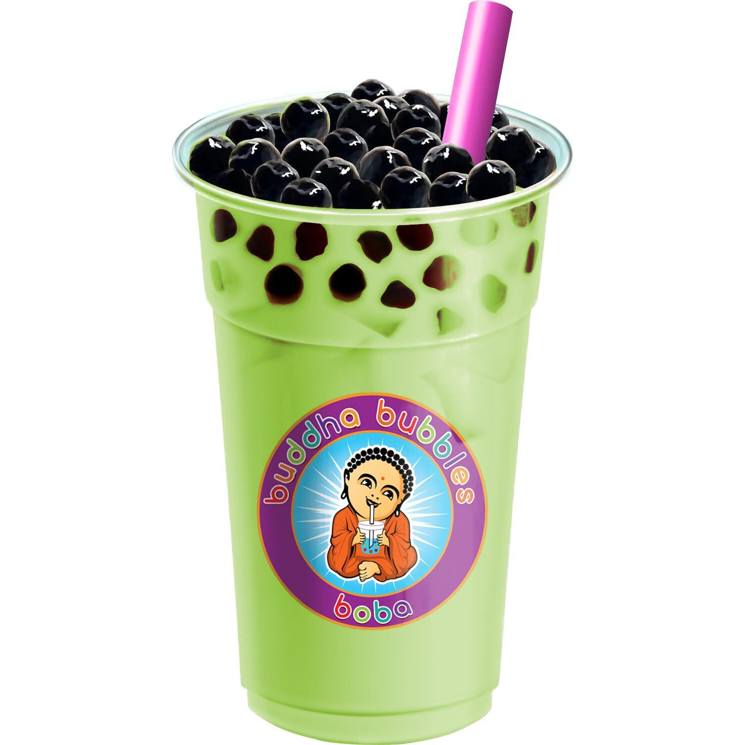 Honeydew Boba/Bubble Tea Drink Mix Powder By Buddha Bubbles Boba 1 Kilo (2.2 Pounds) | (1000 Grams)