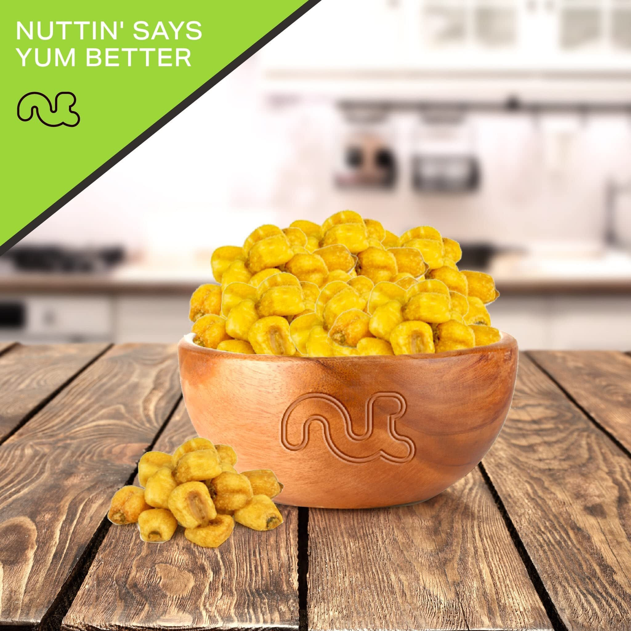 Nut Cravings - Toasted Corn Nuts, Roasted & Salted, Crunchy Kernels - Original Flavor (6Oz - 1 Pack) Packed Fresh In Resealable Bag - Healthy Snack, Protein Food, All Natural, Vegan, Kosher