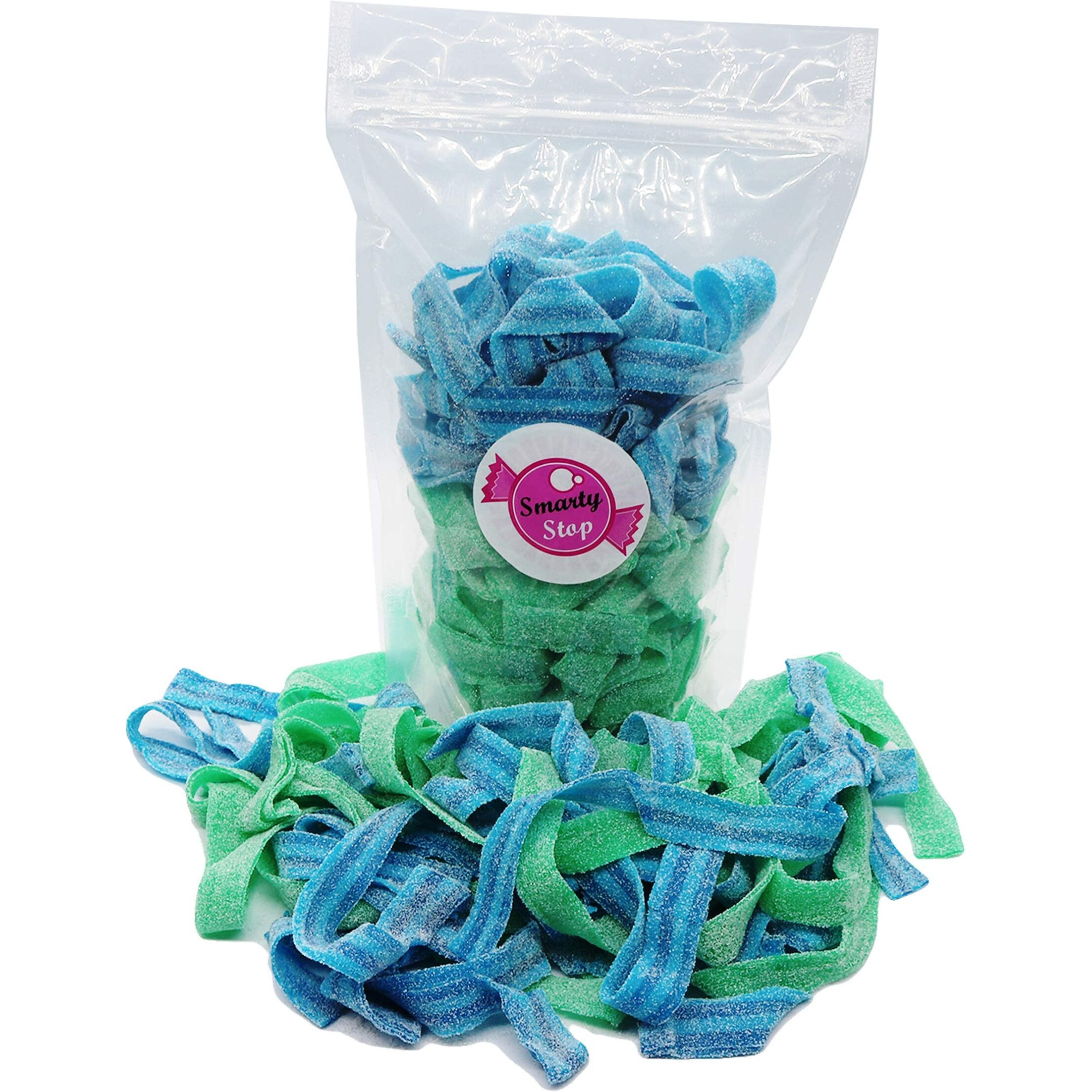 Smarty Stop Sour All Flavor Gummy Belts Candy 1 Pound (Spring Mix)