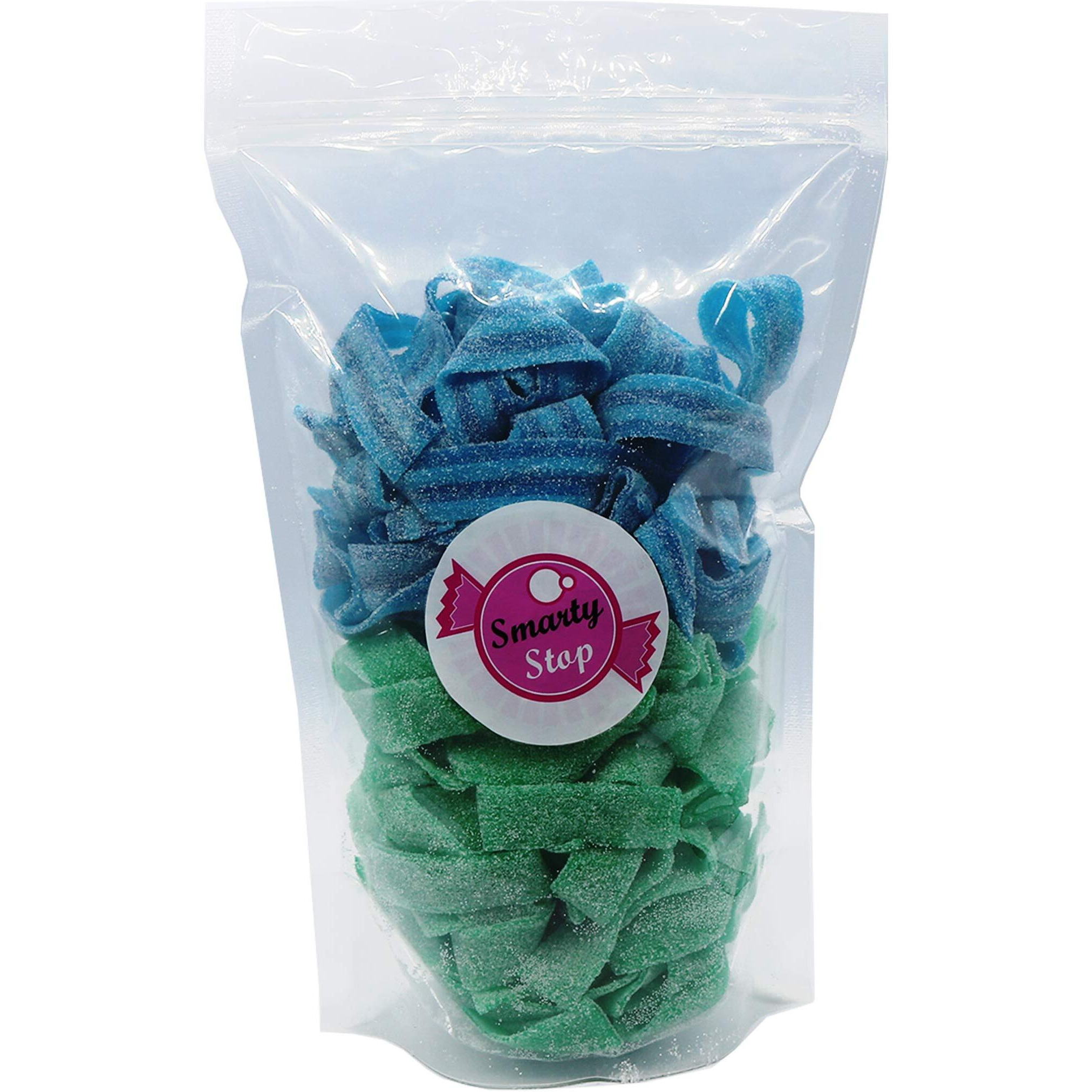 Smarty Stop Sour All Flavor Gummy Belts Candy 1 Pound (Spring Mix)