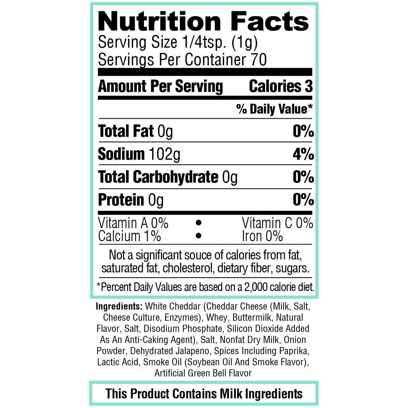Pork King Good Seasoning - Smoky Jalapeo & Cheese - Great For Cooking And Popcorn Seasoning - Keto Friendly, Paleo, No Msg, Gluten Free