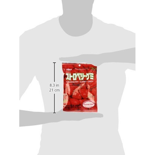 Kasugai Gummies Strawberry Gummy Candies, 3.77 Ounce