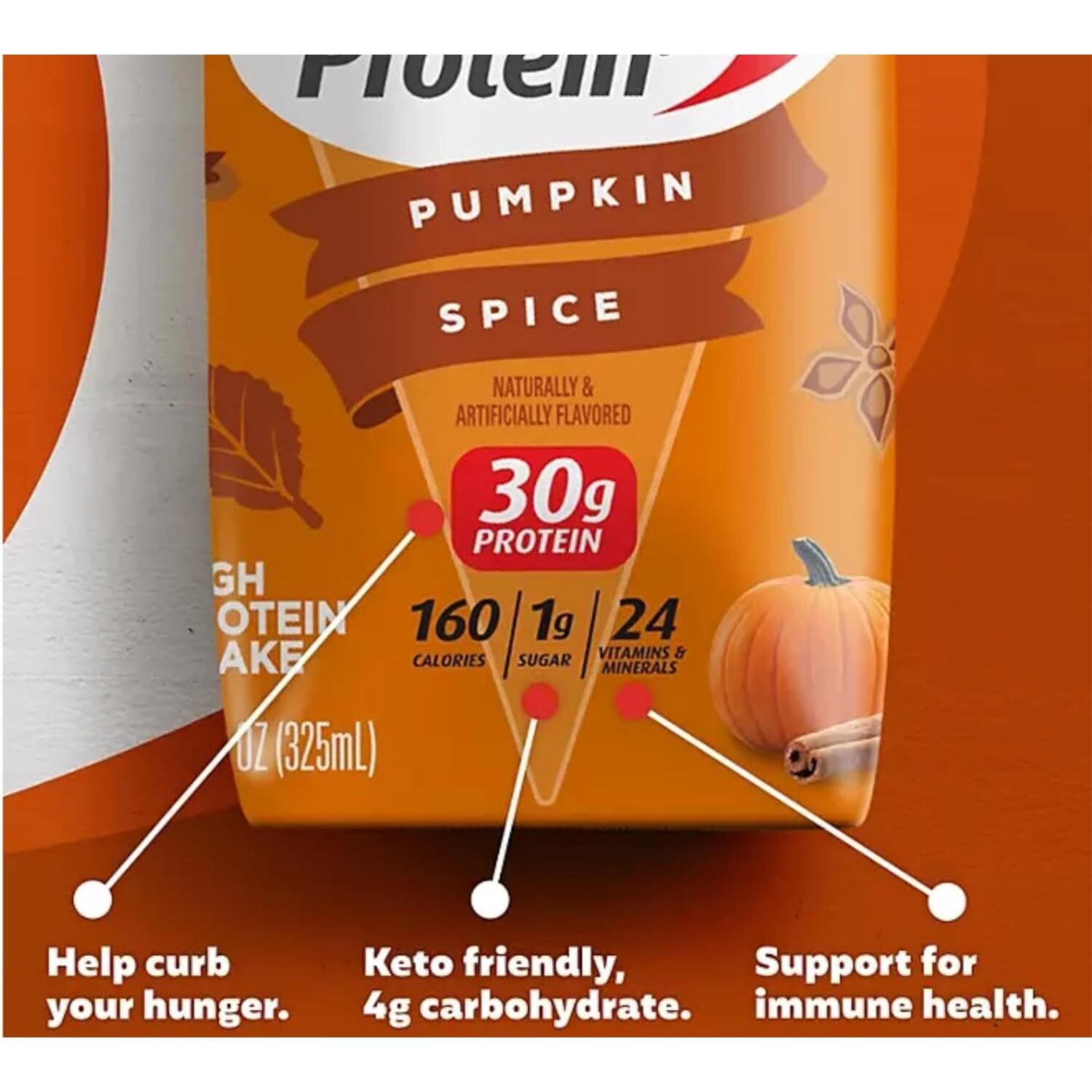 Premier Protein 30G High Protein Shake, Pumpkin Spice (11 Fl. Oz., 15 Pk.)