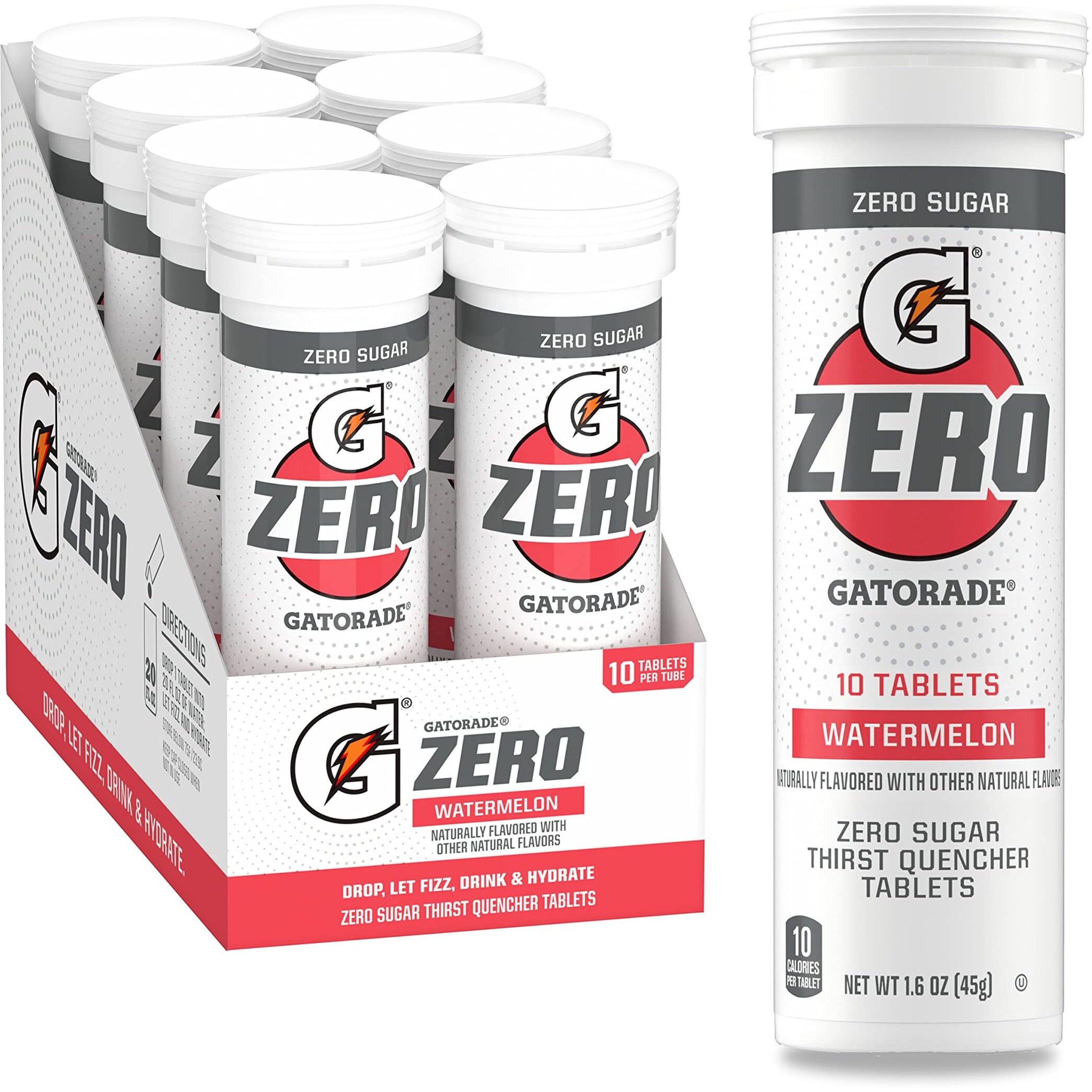 Gatorade Zero Tablets, Watermelon (Pack Of 80)