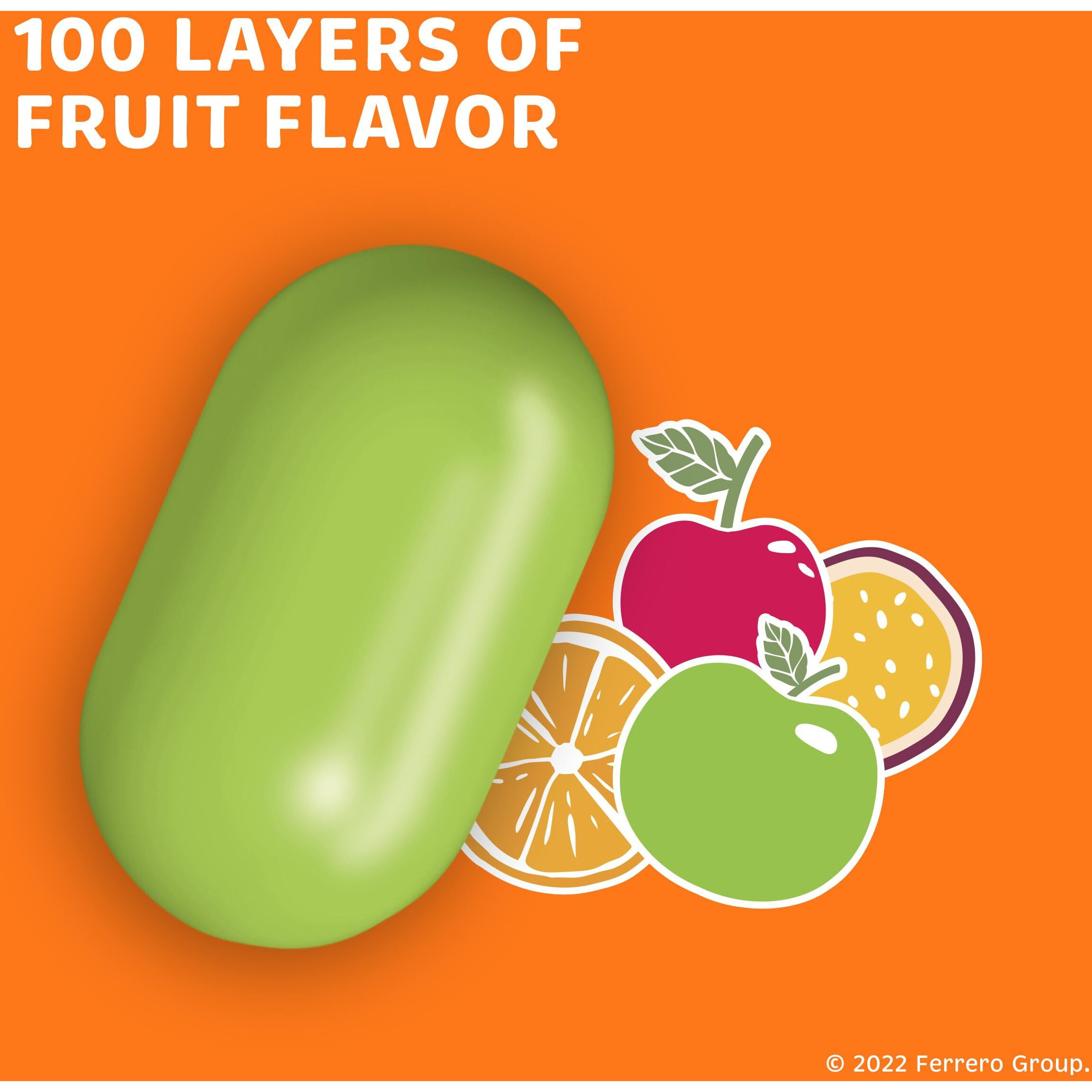 Tic Tac Resealable Refill Bag, Bulk 17.2 Oz, Fruit Adventure Mints, On-The-Go Refreshment, Includes Empty Refillable Pack