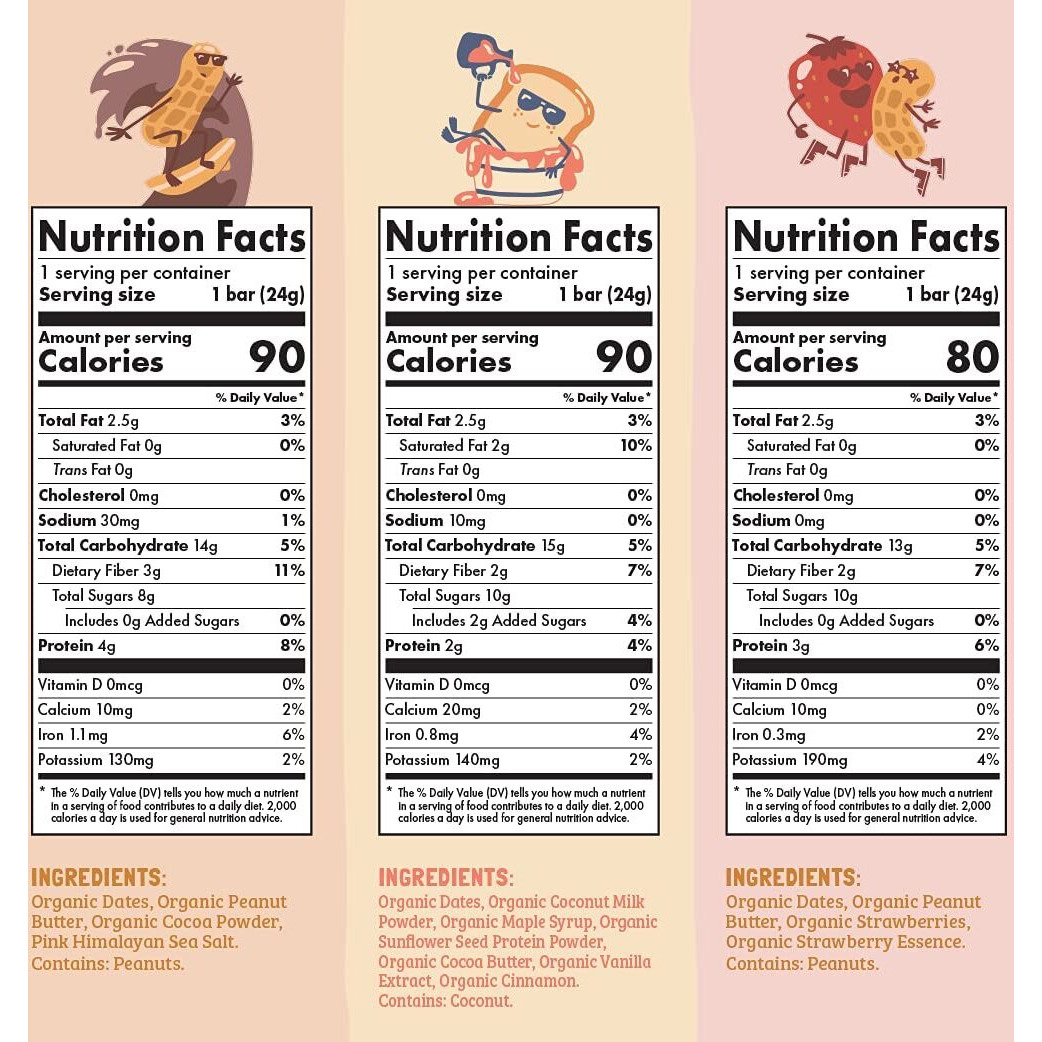 Skout Organic Kids Snack Bar Variety Pack (36 Pack) | Organic Kids Snack Bars | Plant-Based Nutrition | Vegan | Gluten, Dairy, & Soy Free