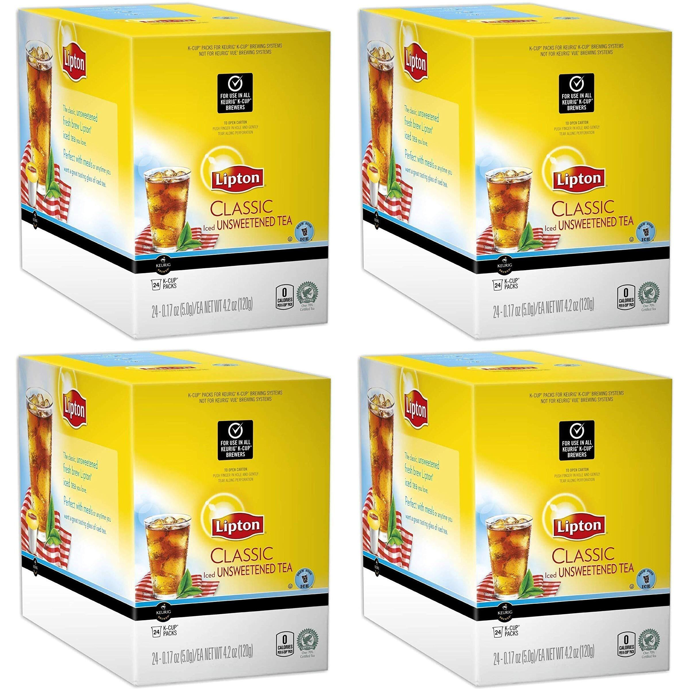 Lipton K-Cup Classic Unsweet Iced Tea, 96 Count