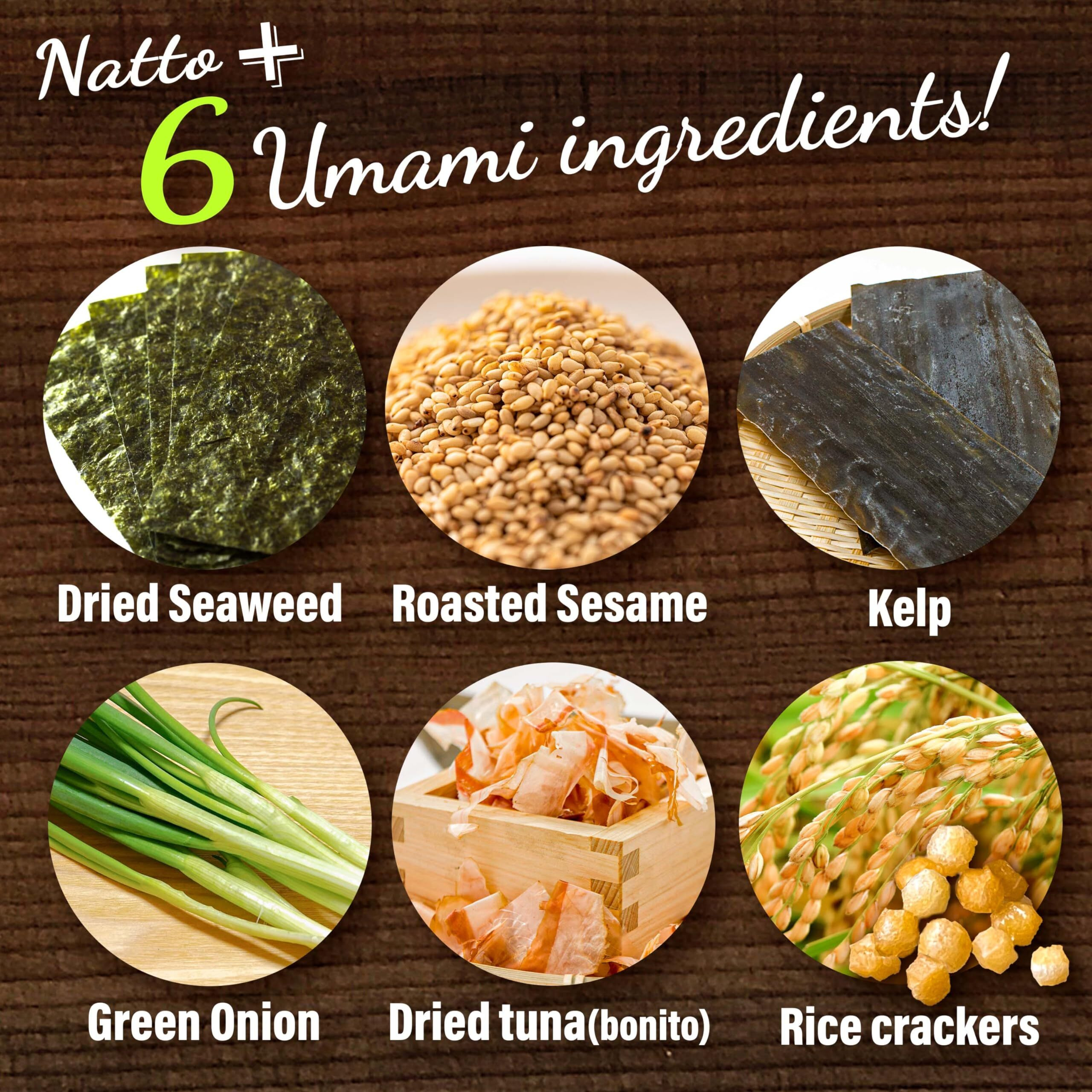 Japanese Natto Furikake Seasoning, Super Food Natto, Freeze-Dried Natto,6 Kinds Of Umami Ingredients, Rice Topping, Delicious Flavor Of Various Foods, Made In Japan 40G(1.4Oz) Yamasan