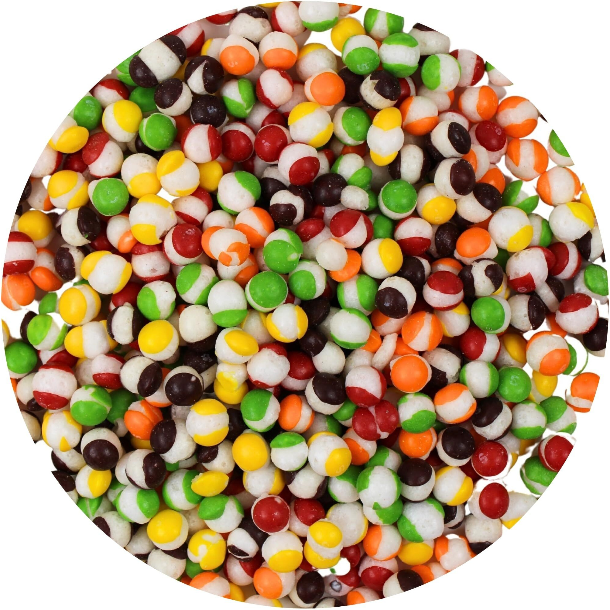 Freeze Dried Skittles Candy Big Bag -Crazy Candy - Premium Tiktok Dry Freeze Viral Candy - Unique, Fun, Weird Candy - Trendy Freeze Dried Candy Skittles, By Queen City Candy Cave (8 Oz)