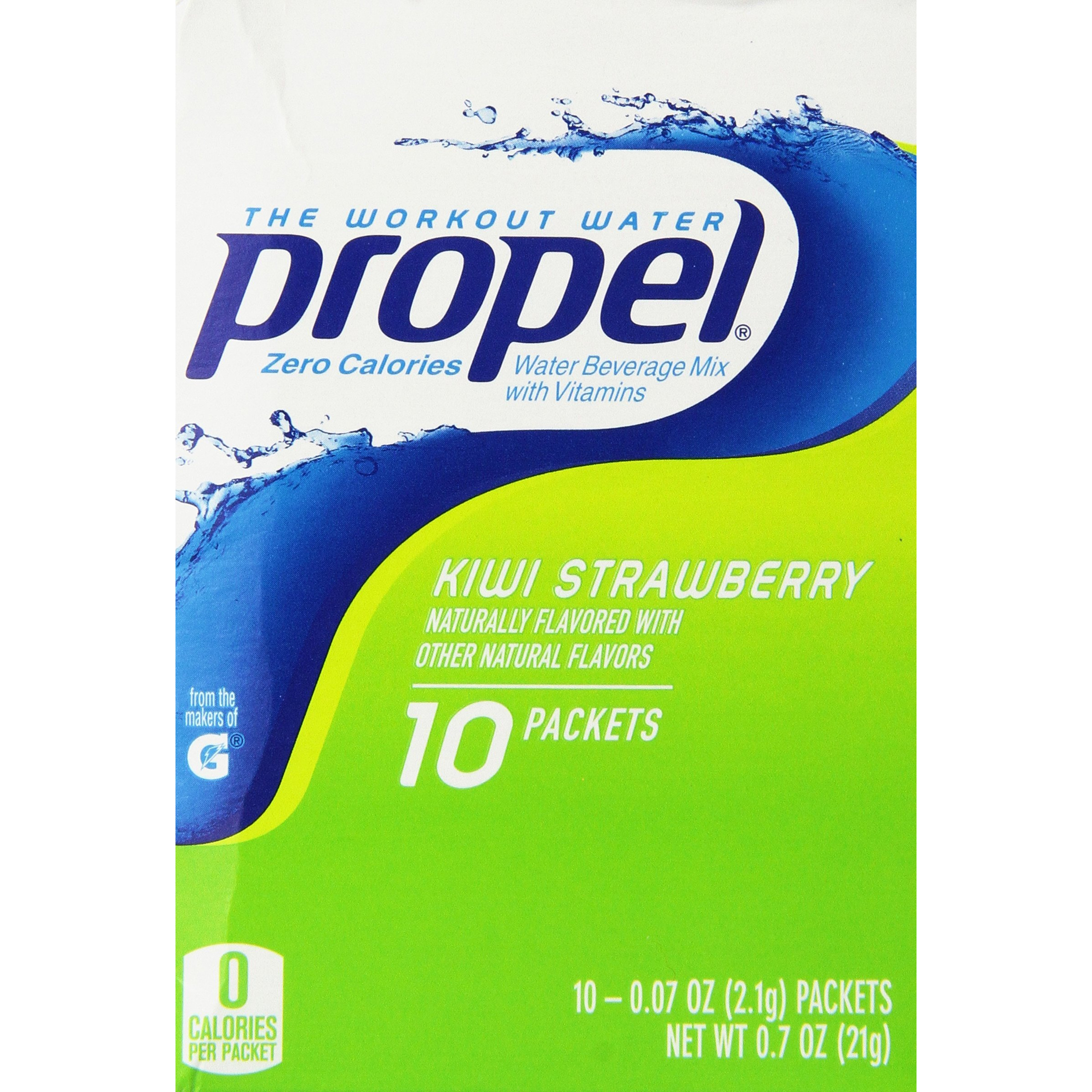 Propel Zero - 10 Count Packets (Pack Of 2) (Kiwi Strawberry)