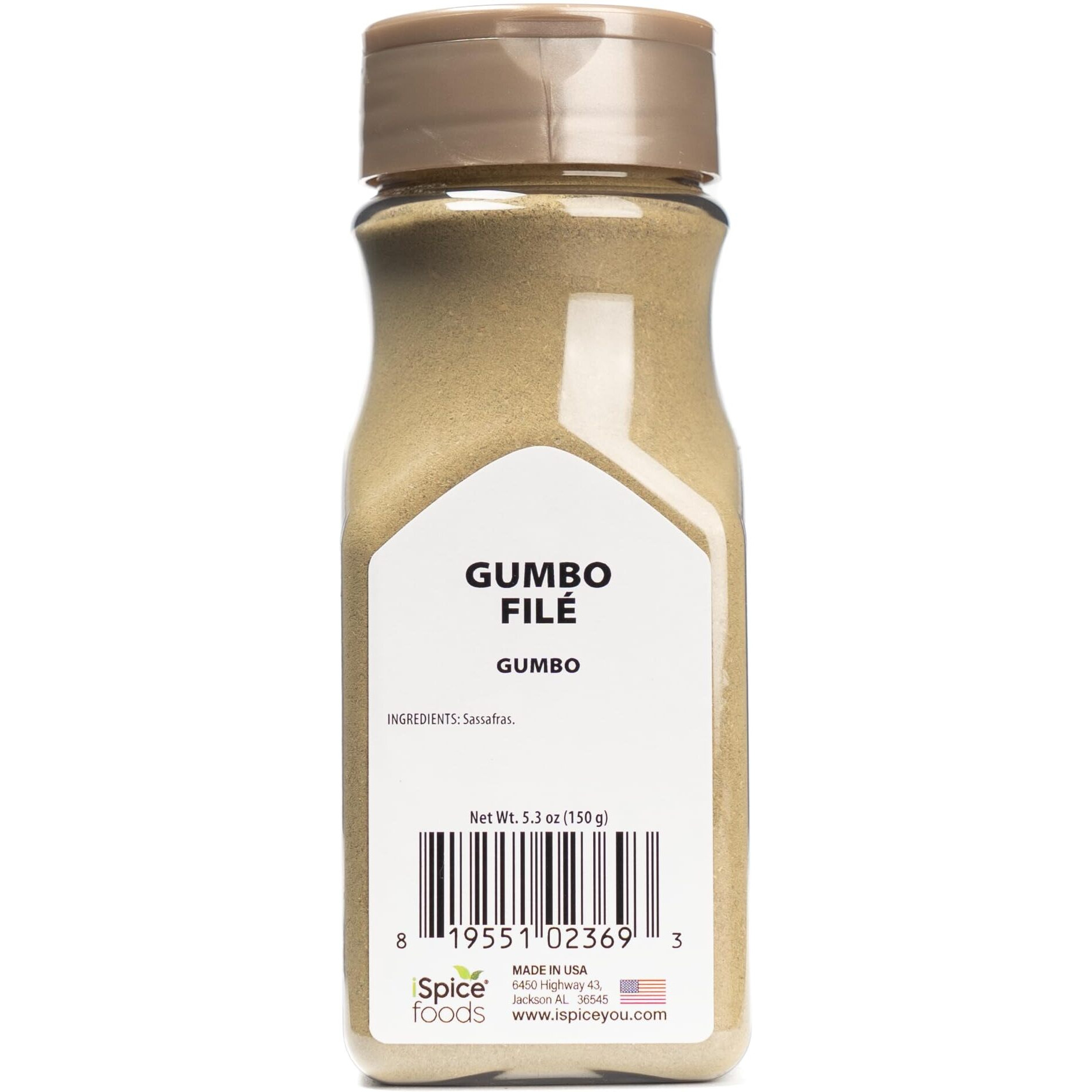 Ispice - Gumbo Fil   Powder 5.3Oz (150G)