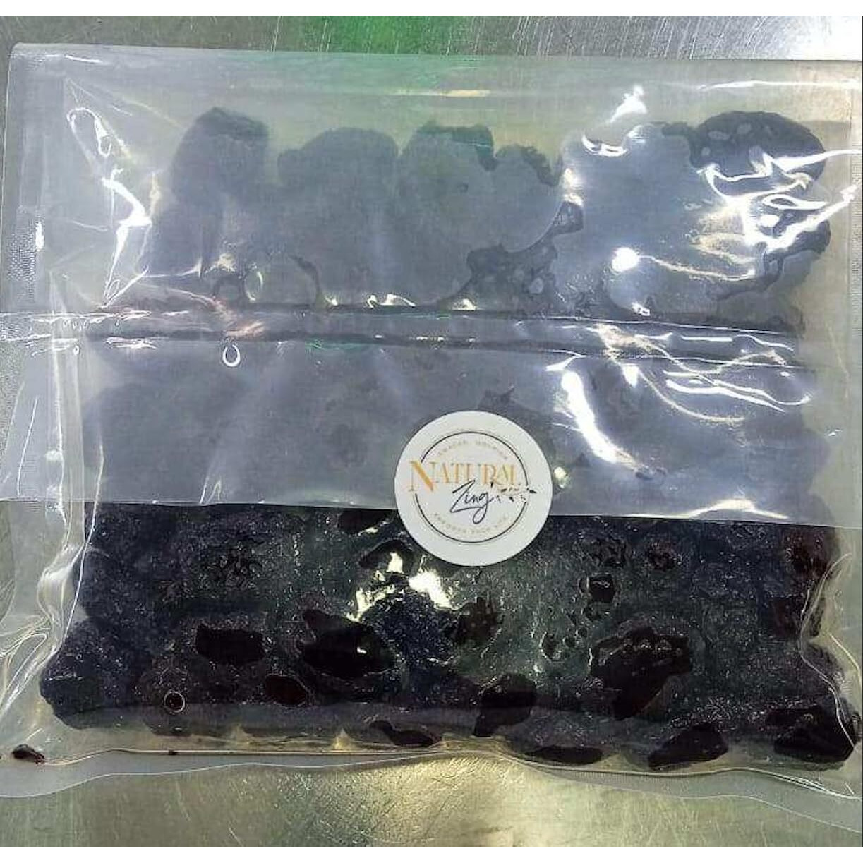 Naturalzing Organic Raw Peruvian Black Dried Pitted Premium Olives Cured 8 Ounce Bag
