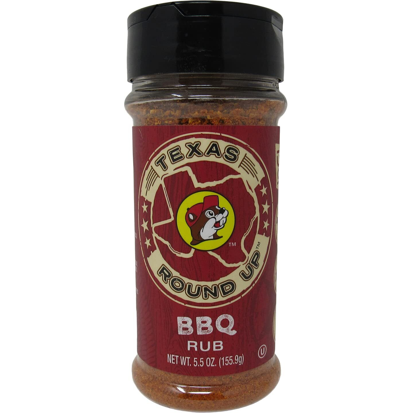 Buc-Ee's Texas Round Up Bbq Rub, Gluten Free, One 5.5 Ounce Shaker Bottle