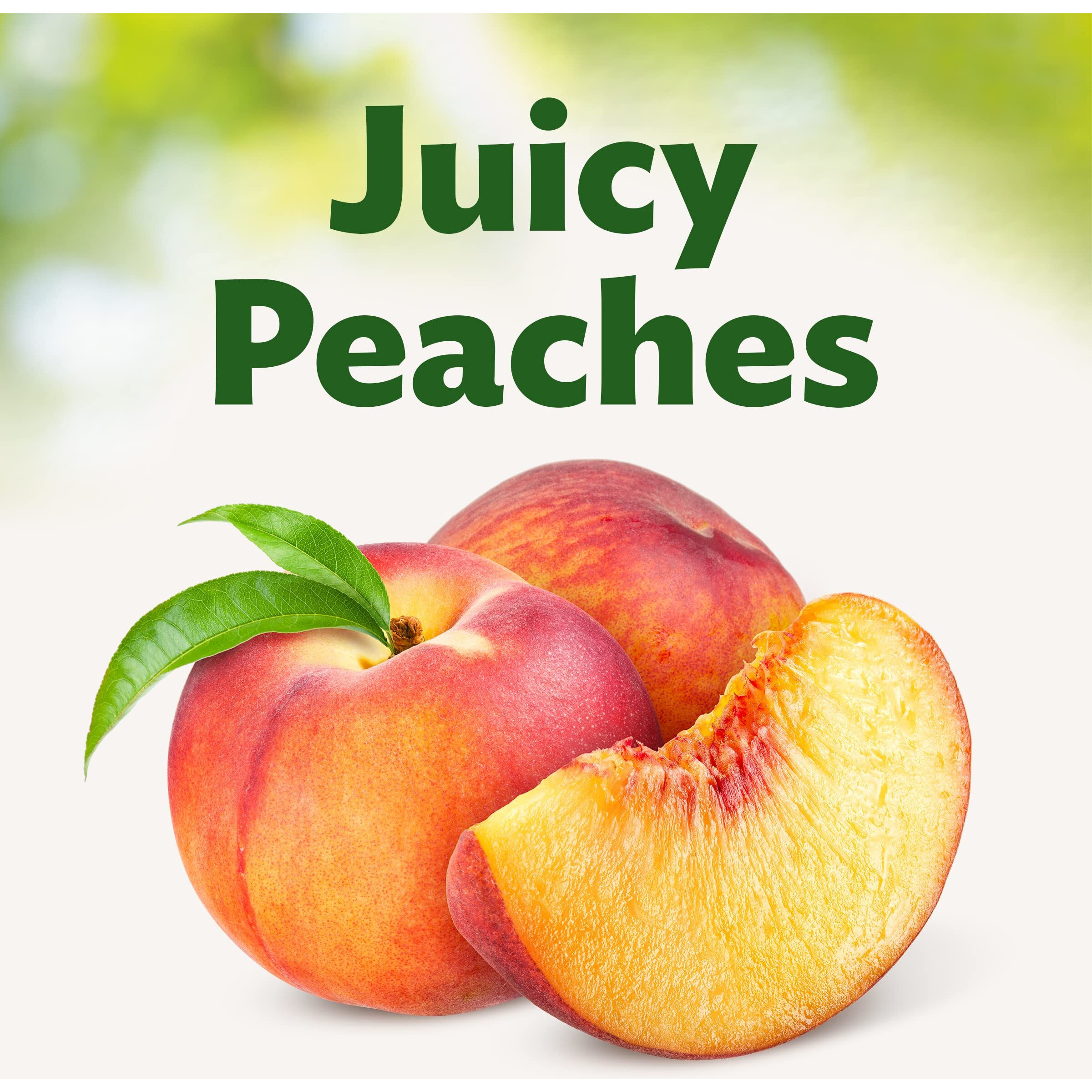 Del Monte No Sugar Added Yellow Cling Sliced Canned Peaches, 14.5 Oz Can (Pack Of 12)