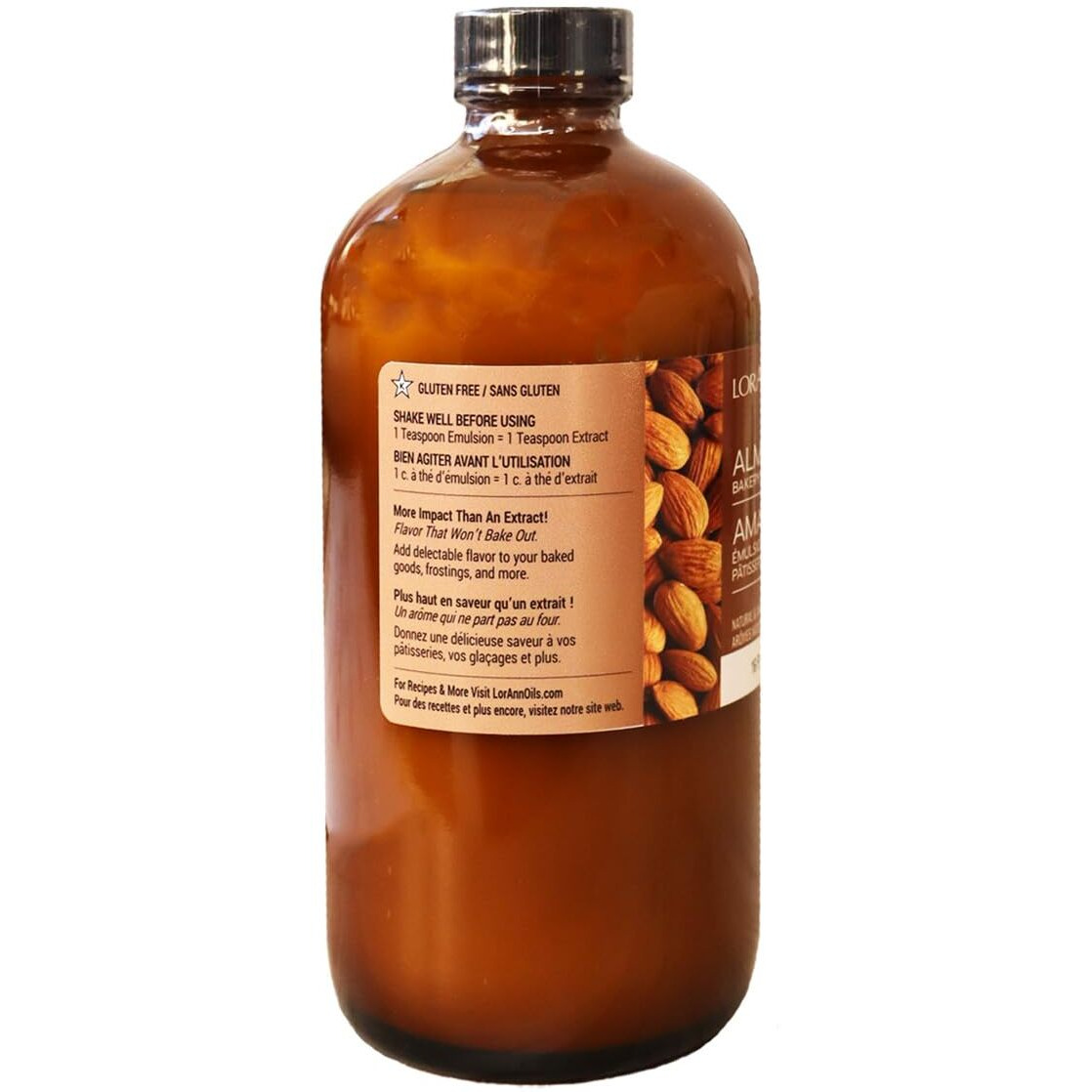 Lorann Almond Bakery Emulsion, 16 Ounce Bottle